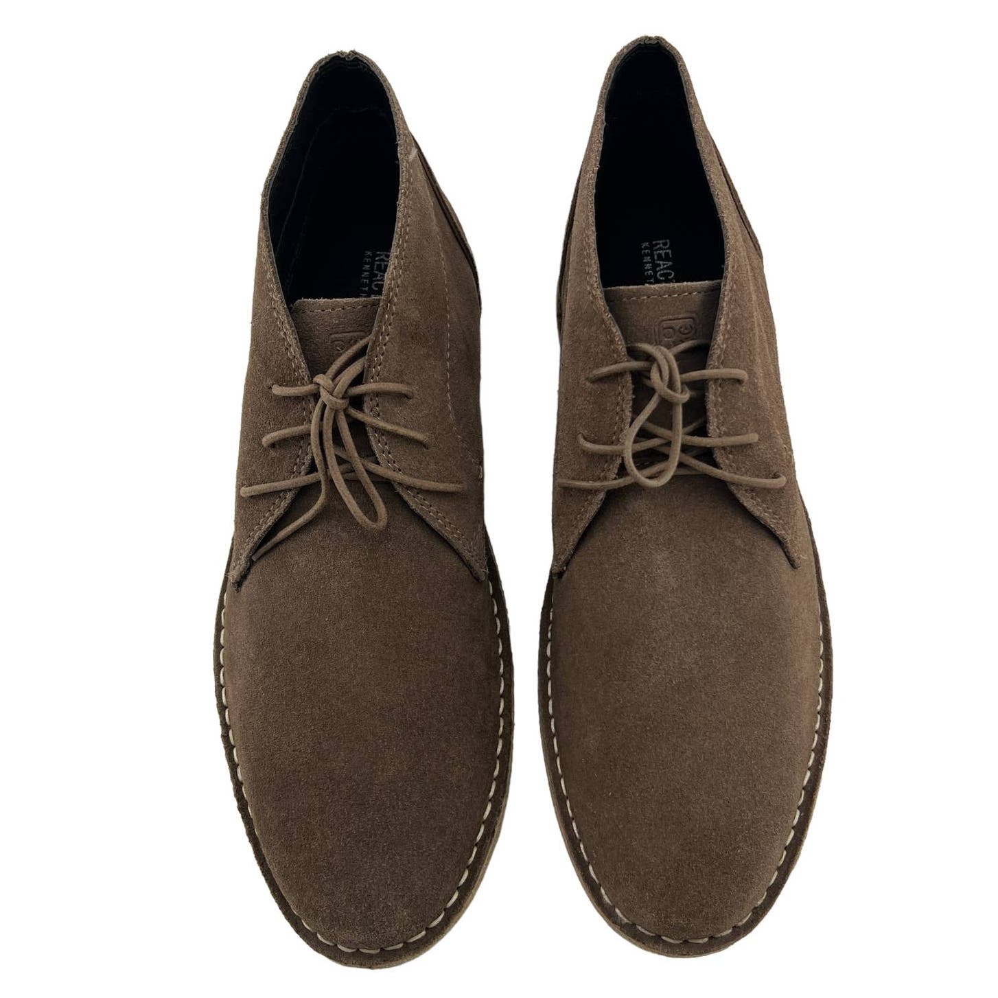 Reaction Kenneth Cole Men US 11 Passage Boot Suede Brown Ankle Shoes