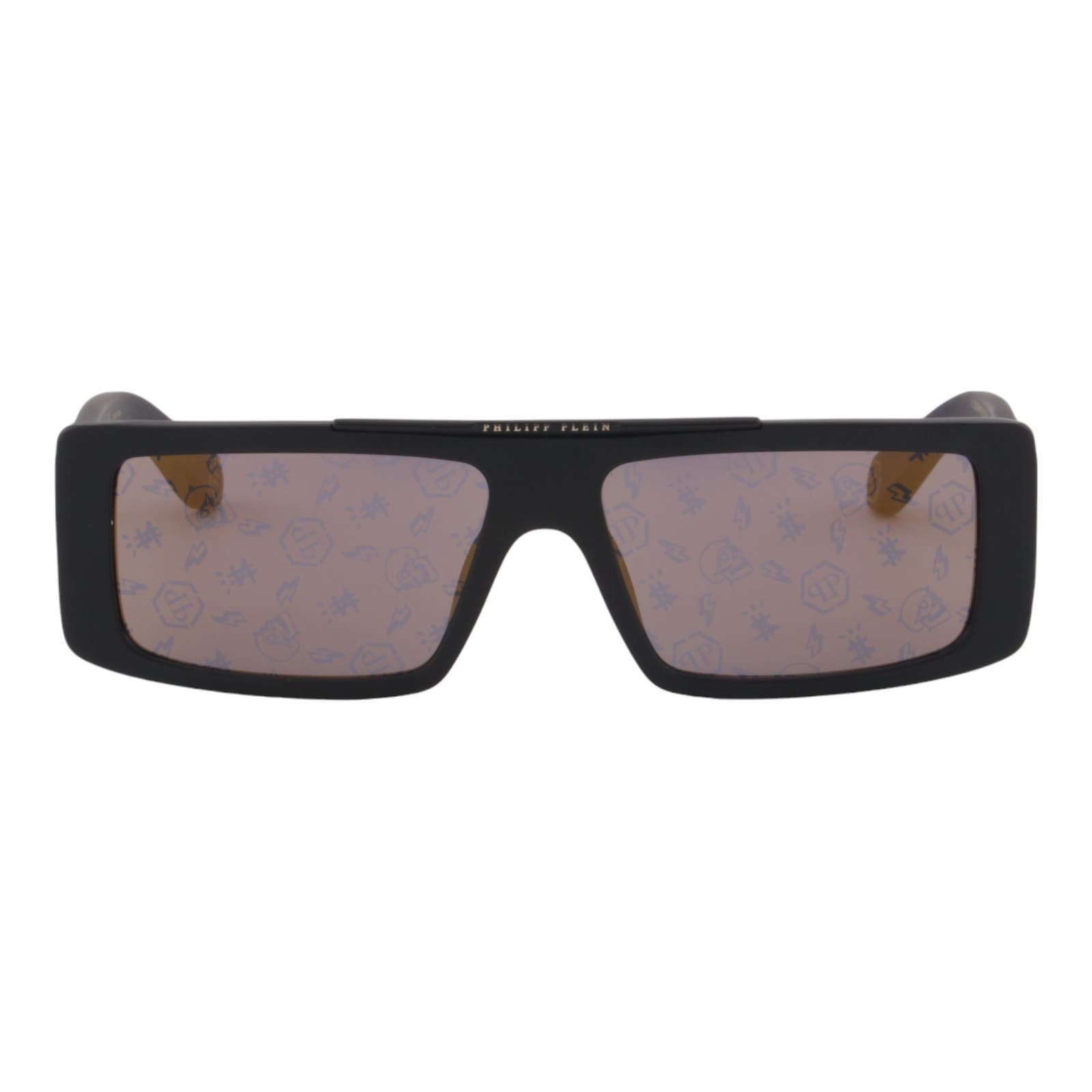 Men Sunglasses Slim Rectangular SPP003M-703L Monogram Lens