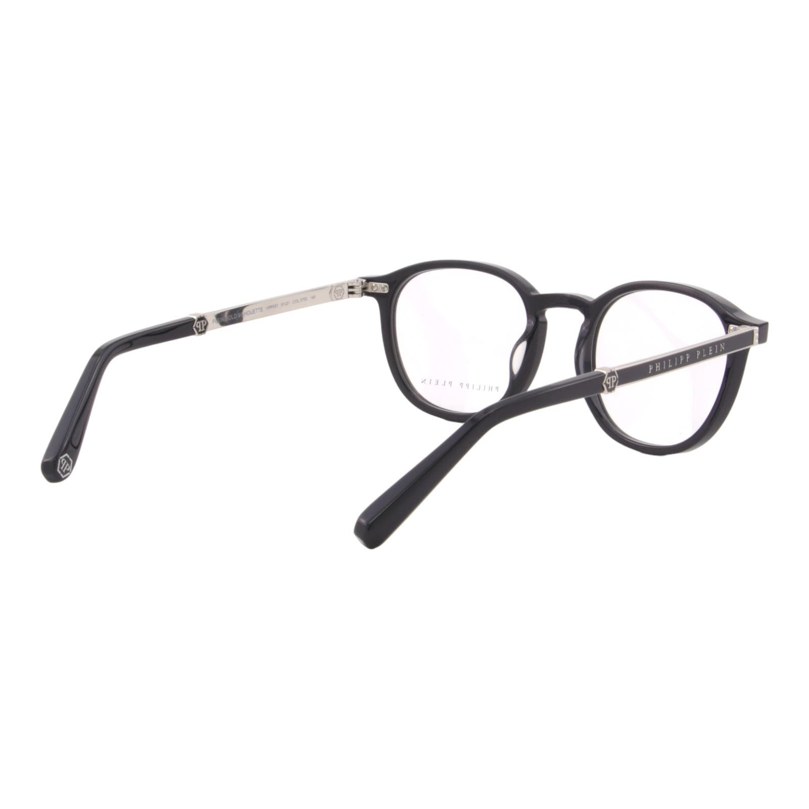 Men Panthos Glasses VPP057M-0700 Black Optical Frame Clear Lens