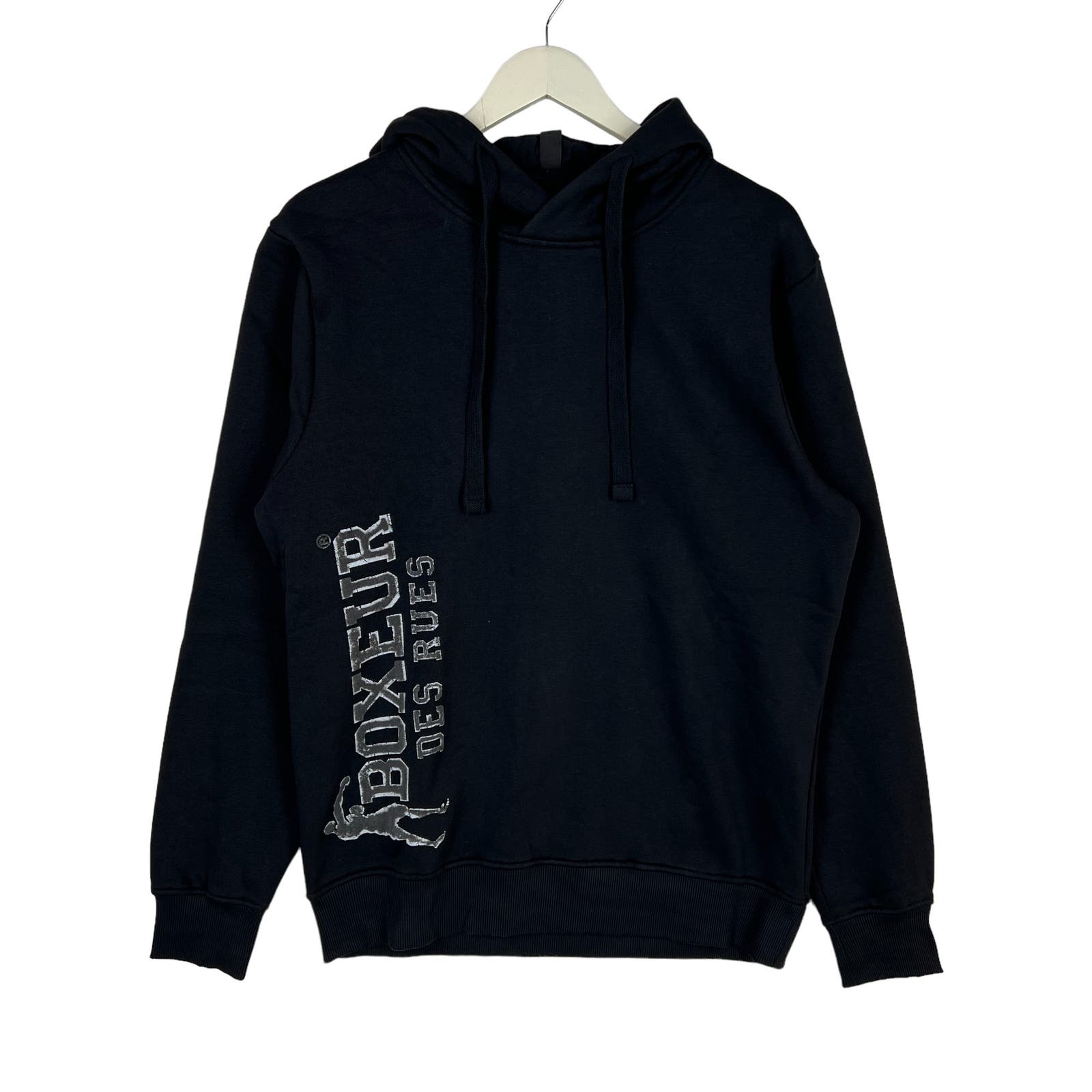 Boxeur Des Rues Men Sweatshirt US XXL Closed Hood Long Sleeve Graphic Print