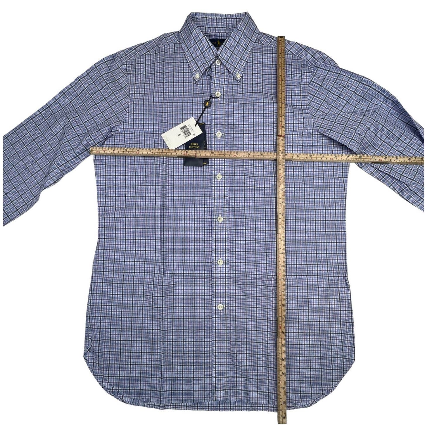 Ralph Lauren Men Blue Shirt US M Cotton Long Sleeve Button Down