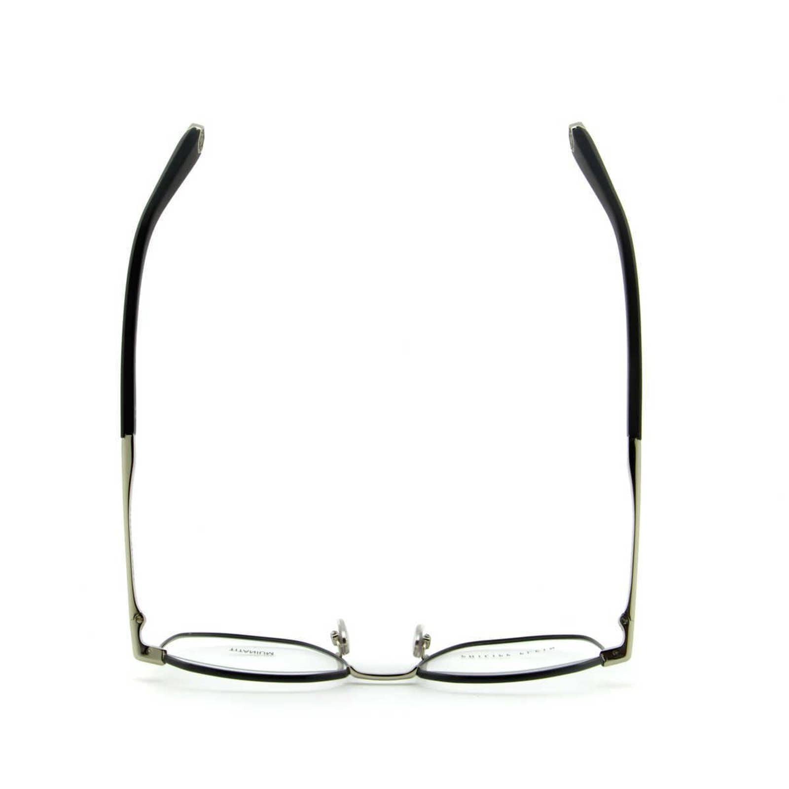 Men Optical Geometric Square Silver Titanium Glasses VPP020M