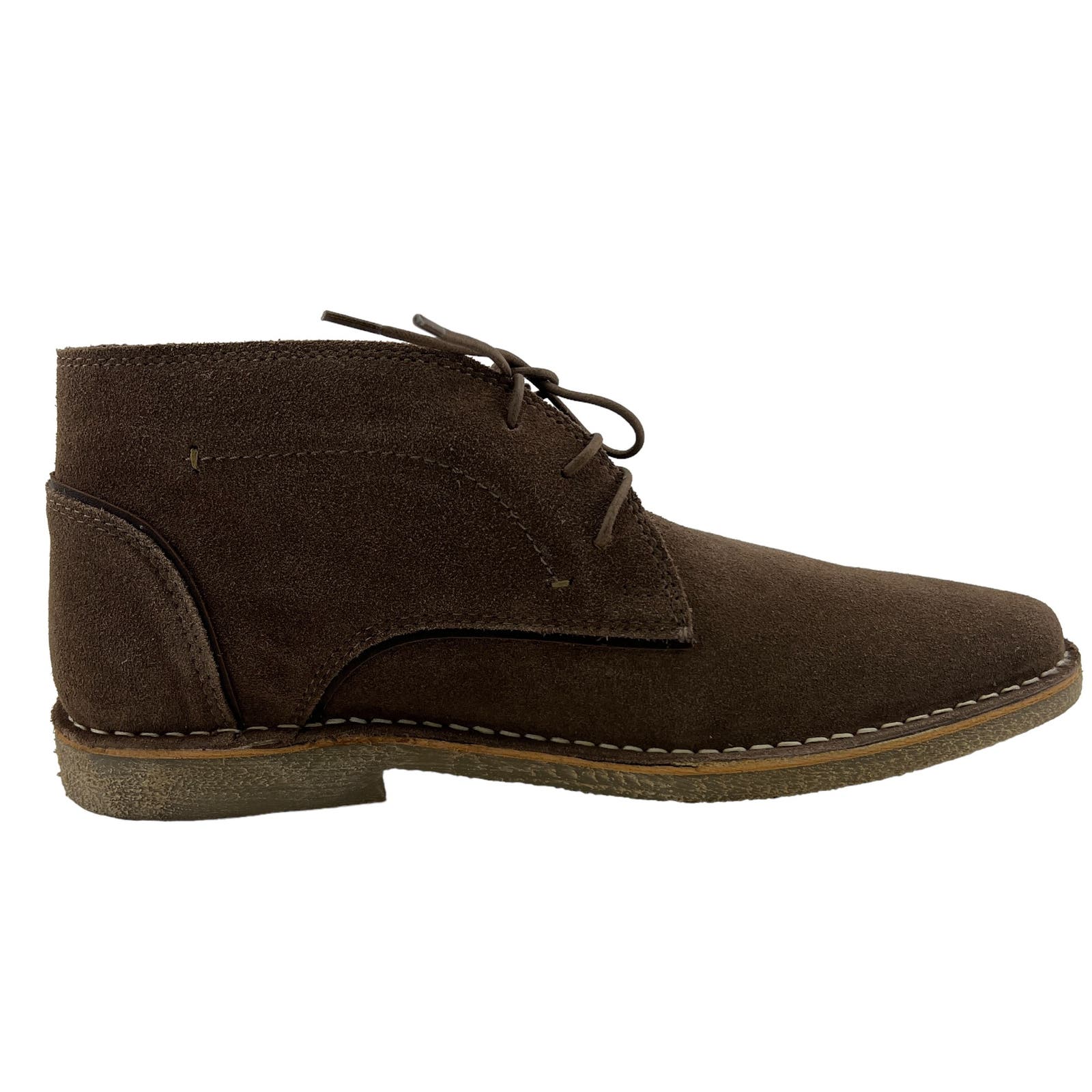 Reaction Kenneth Cole Men US 11 Passage Boot Suede Brown Ankle Shoes