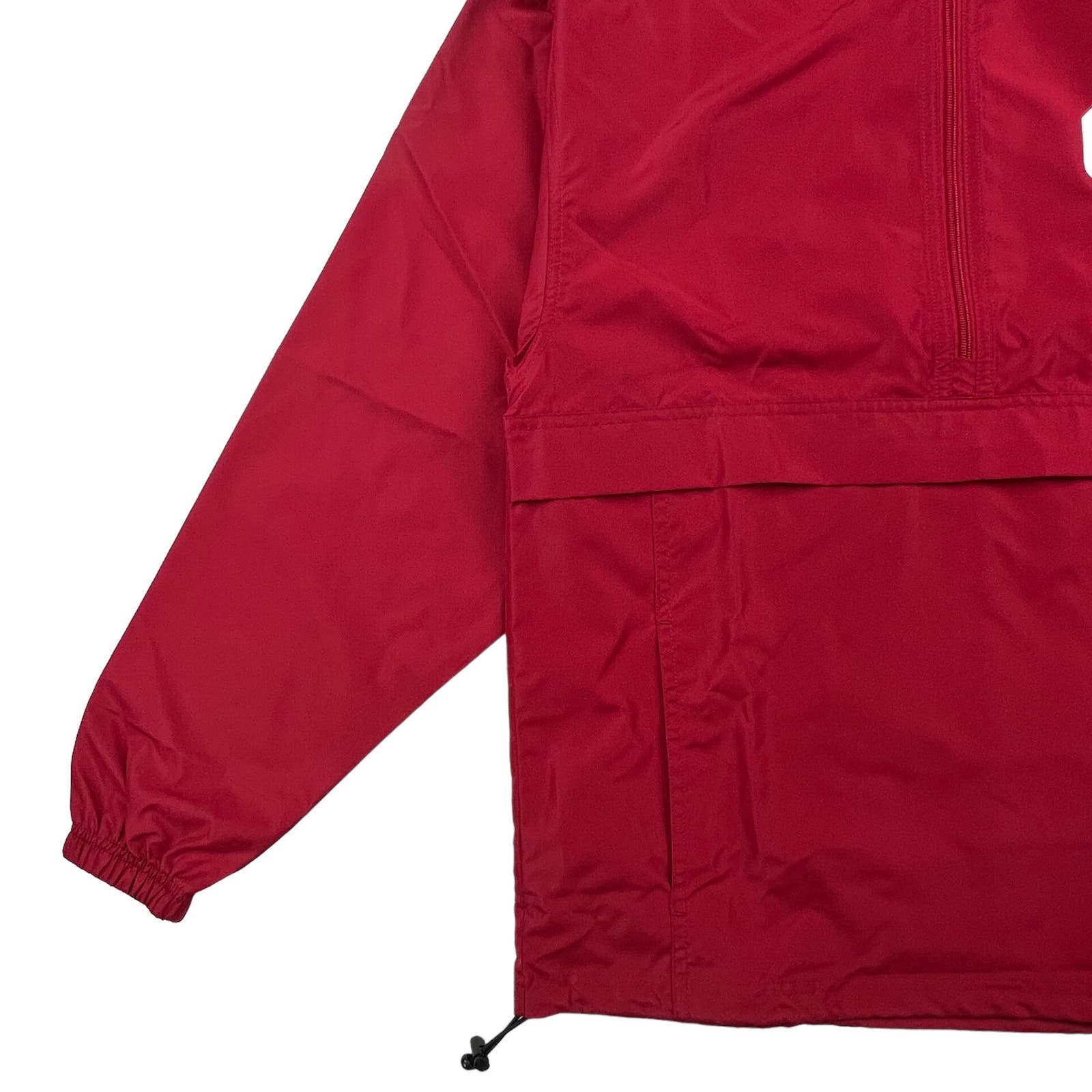 Champion Men Red Packable Jacket US S Lightweight Hooded Windbreaker