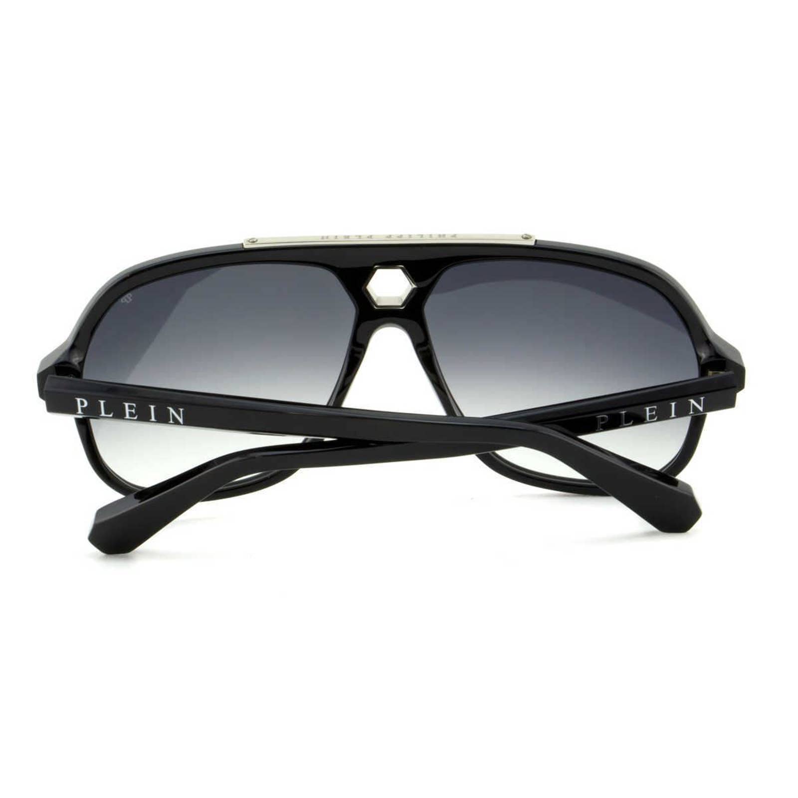 Men Black Aviator Square Sunglasses SPP004M-0700