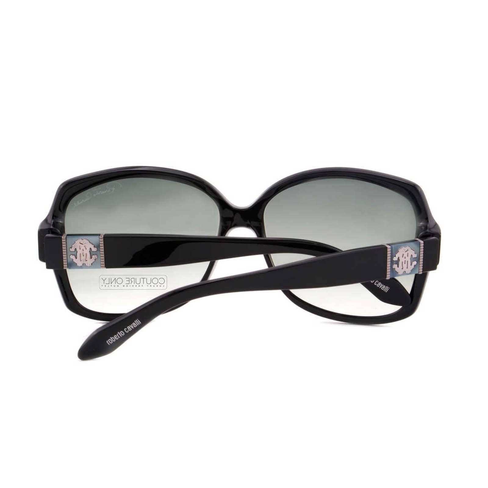 Roberto Cavalli Women Oversized Square Sunglasses RC651S-01B