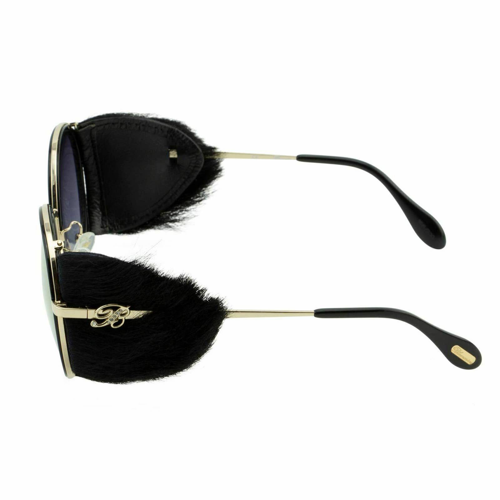 Limited Edition Women Gold Round Sunglasses