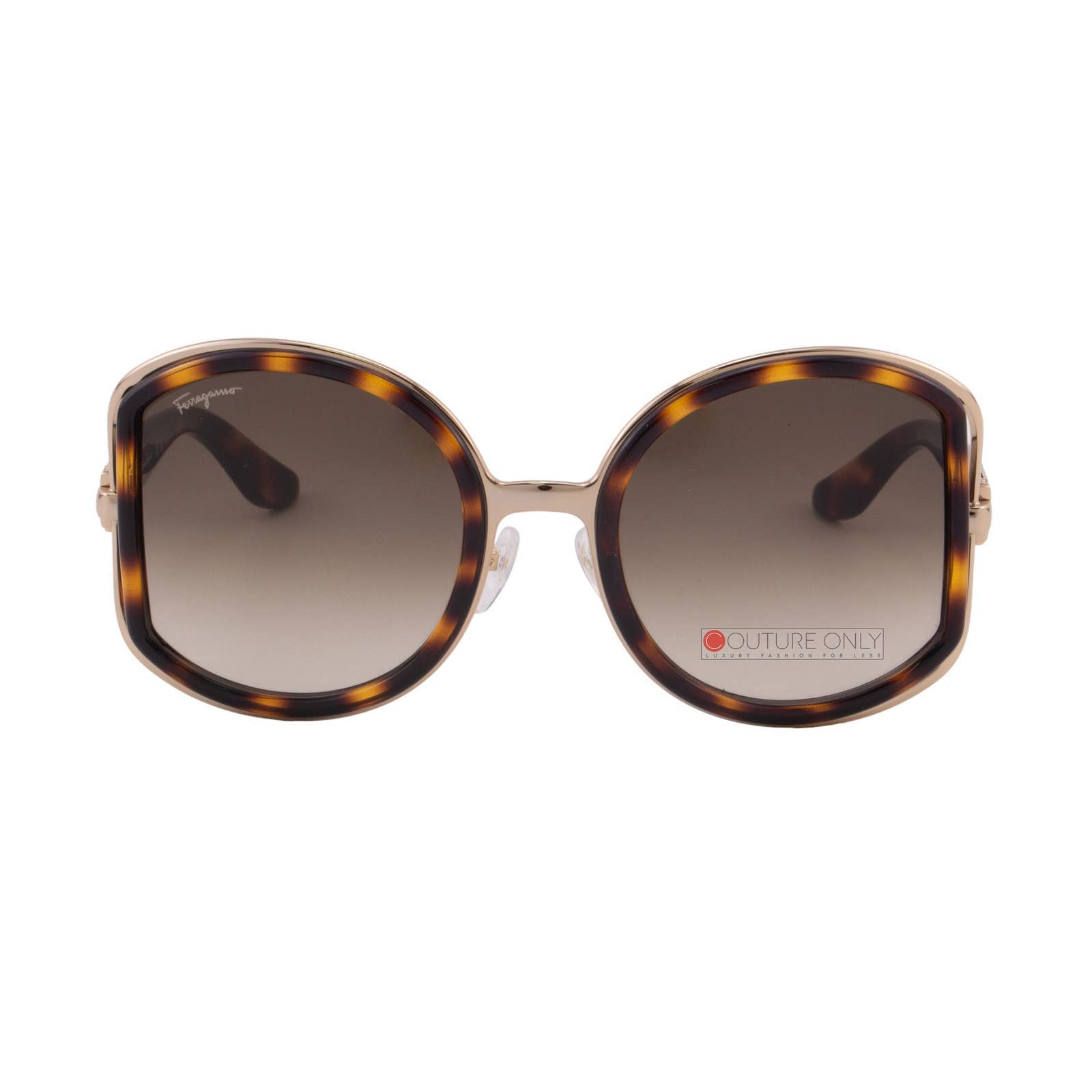 Women Havana Brown Round Sunglasses SF719S-238