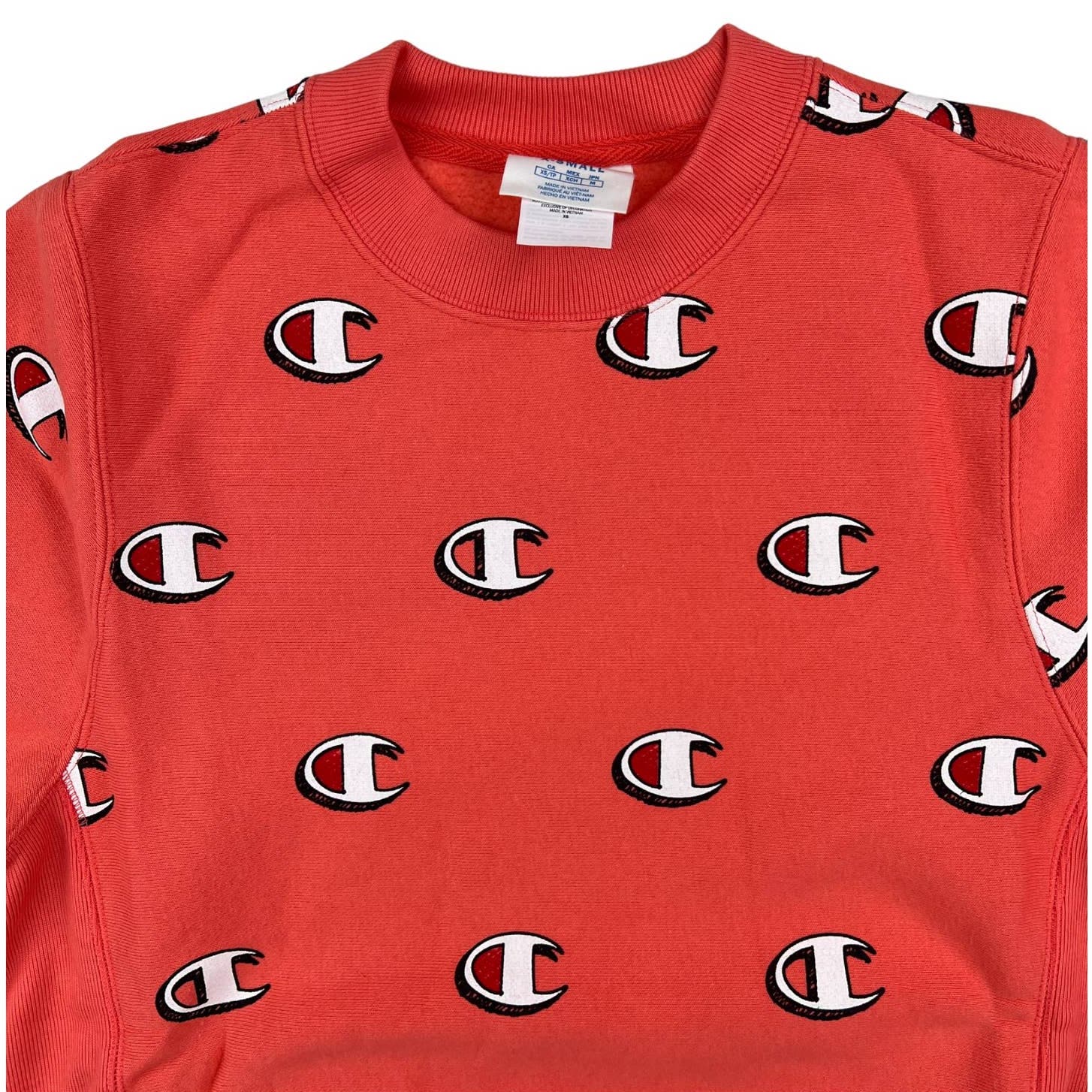 Champion Men Red Sweatshirt US XS Casual Long Sleeve