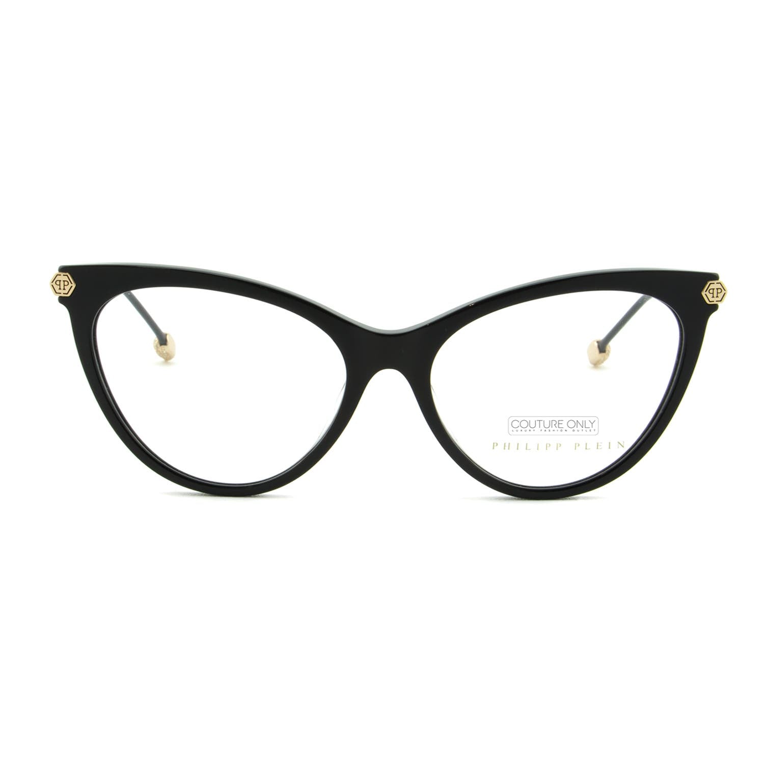 Women Optical Cat Eye Glasses VPP037S-0700 Black & Gold Frame