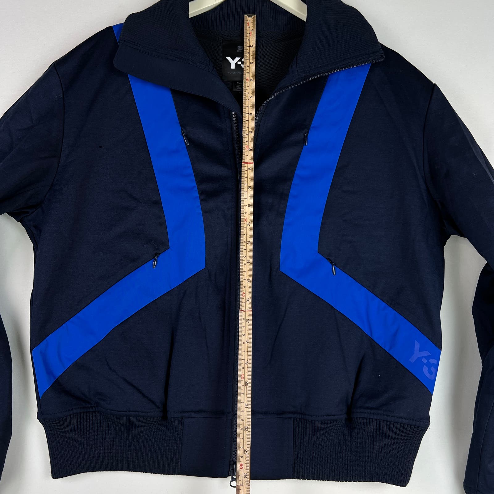 Adidas Y-3  Men US M Navy Blue Lux Tape Blouson Jacket