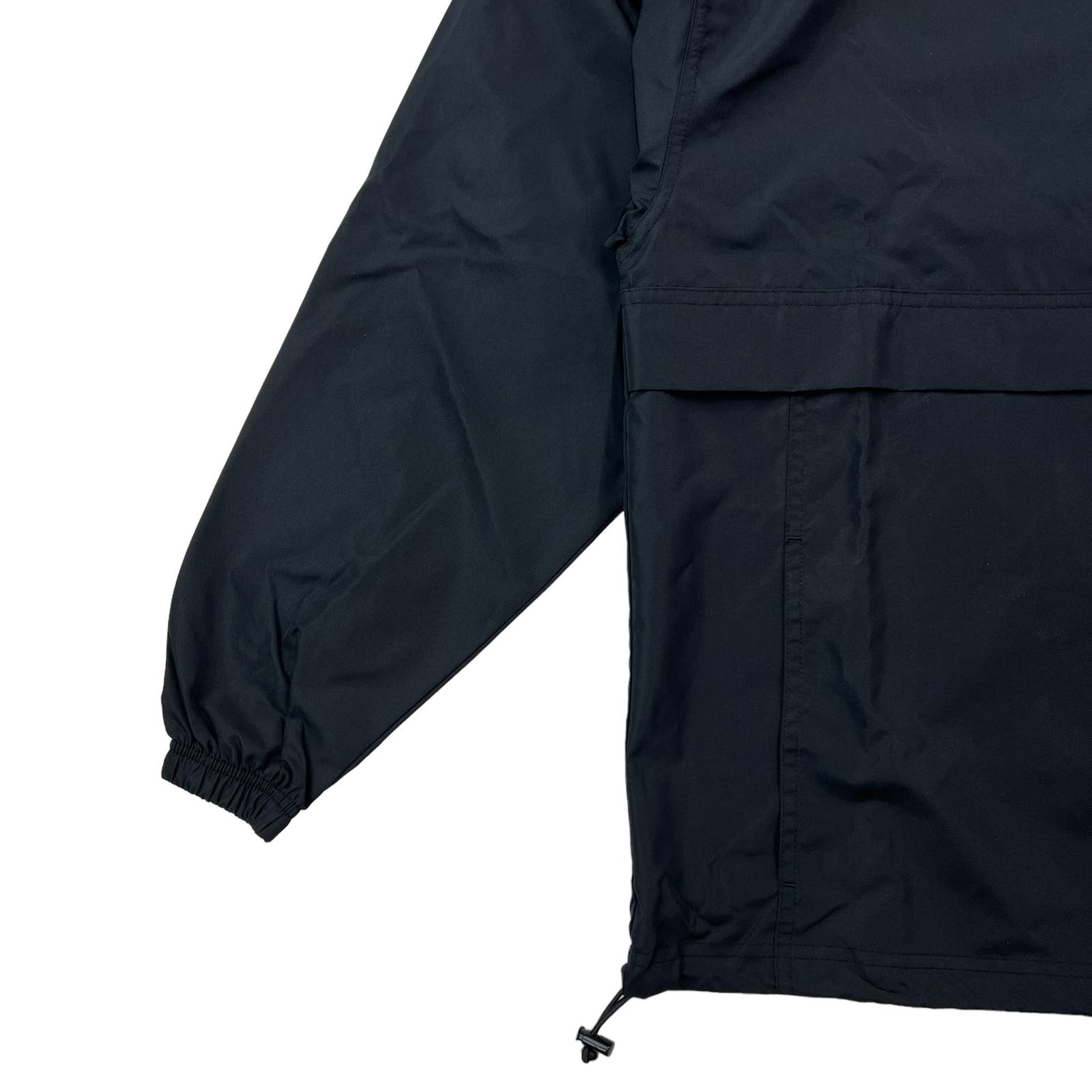 Champion Men Black Jacket US S Lightweight Windbreaker Hood Anorak