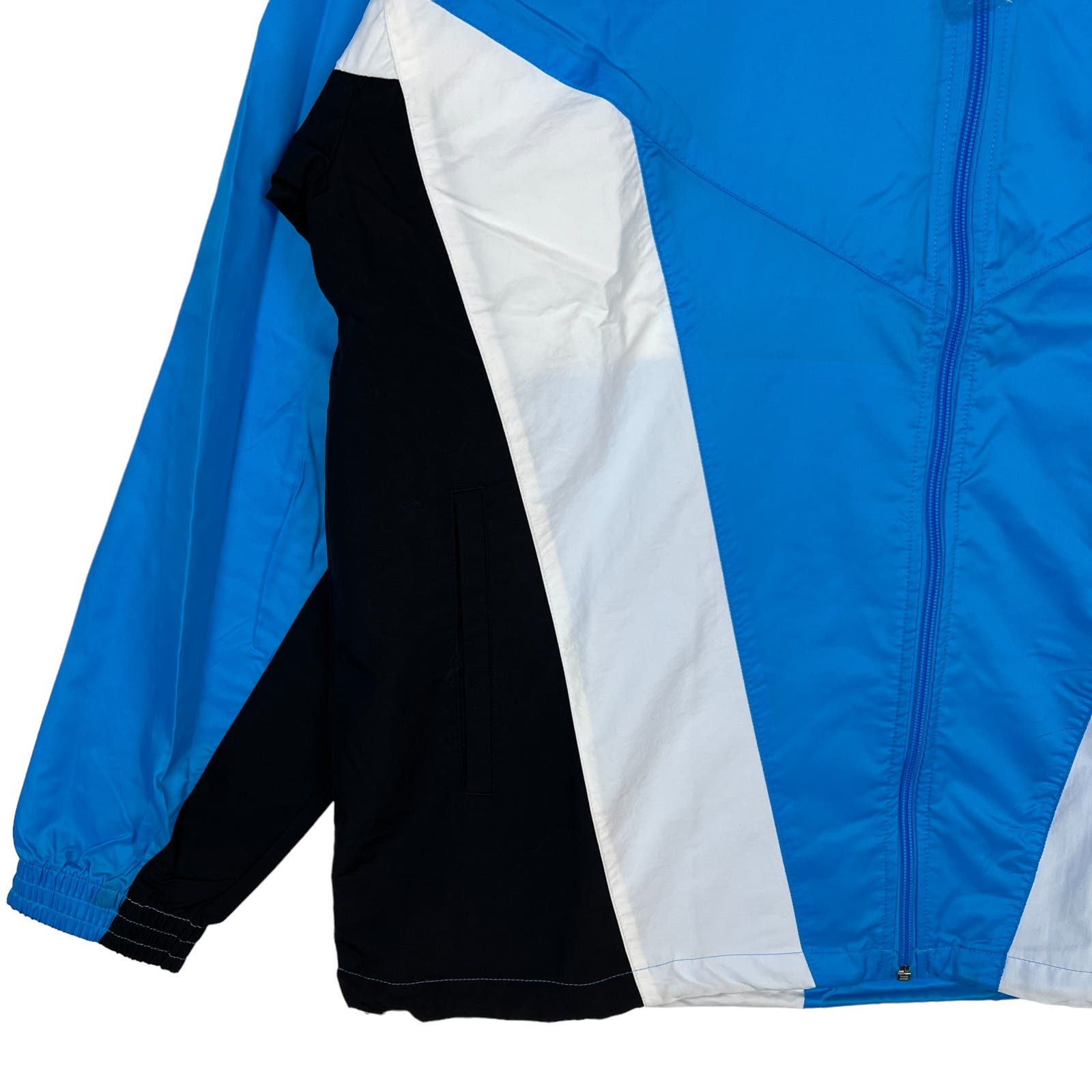 Reebok Classic Men Blue Windbreaker US XL Track Jacket Zip Up