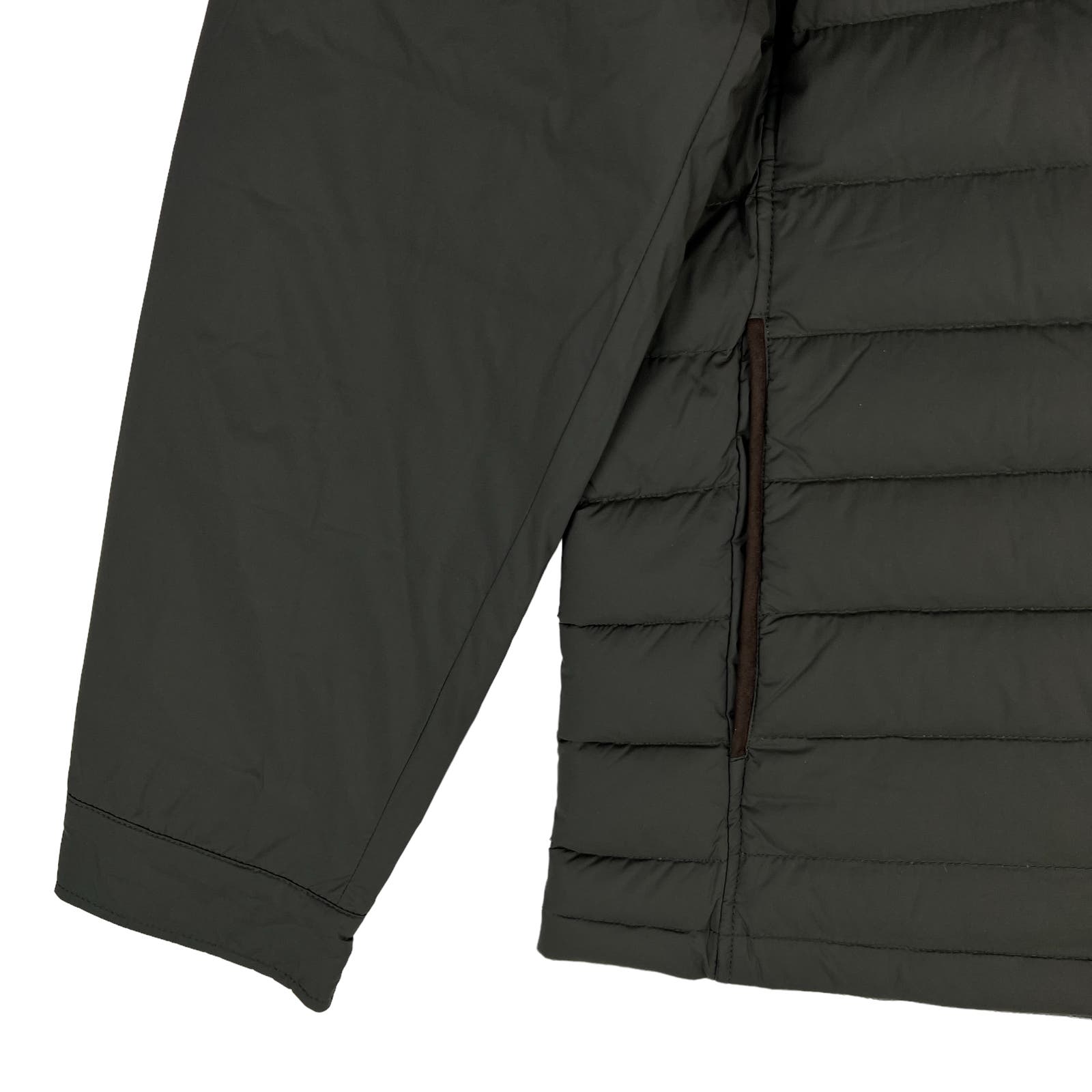Dylan Gray Men Olive Green Down Full-Zip US L Casual Winter Puffer