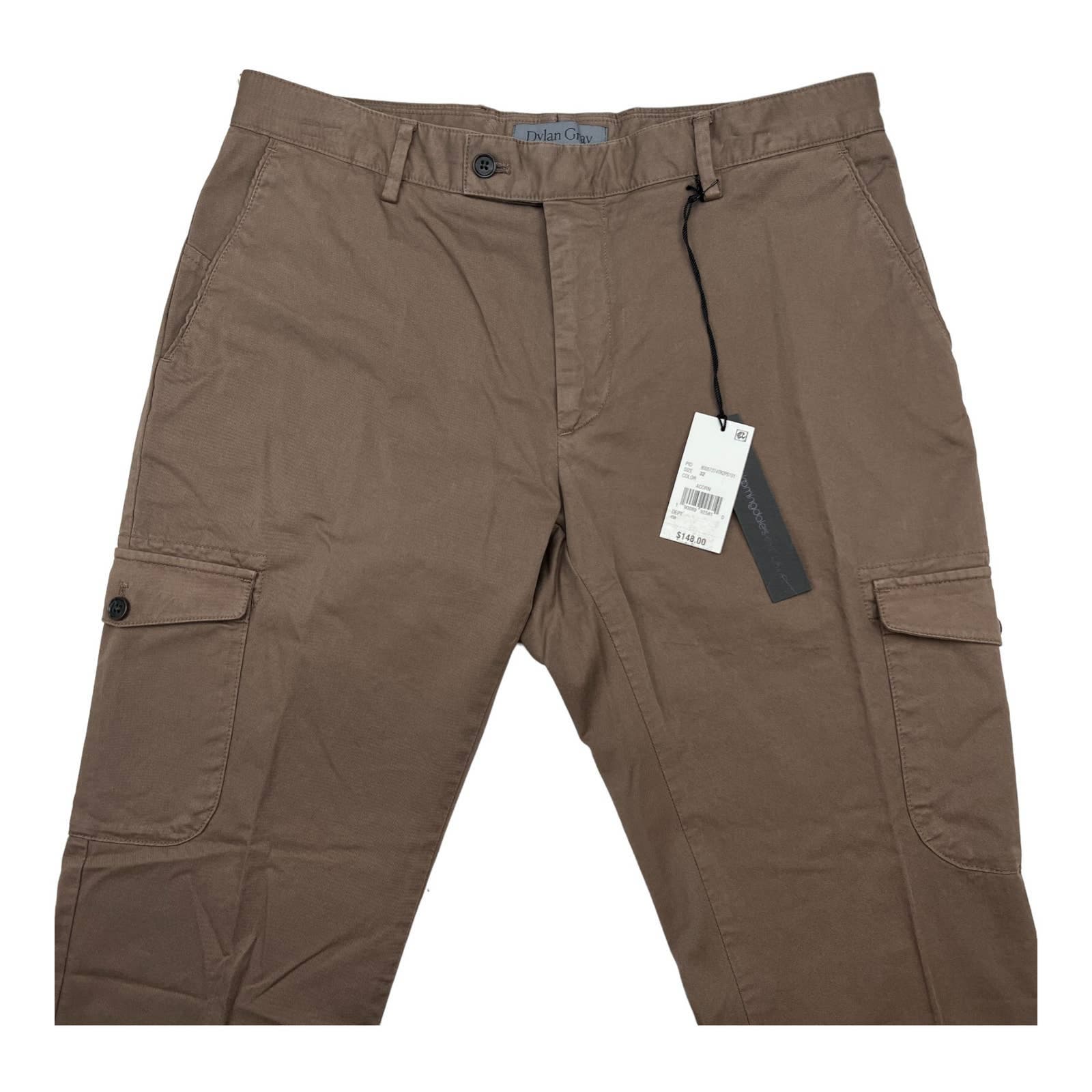 Dylan Gray Men Brown Pants US 32 Regular Fit Cargo