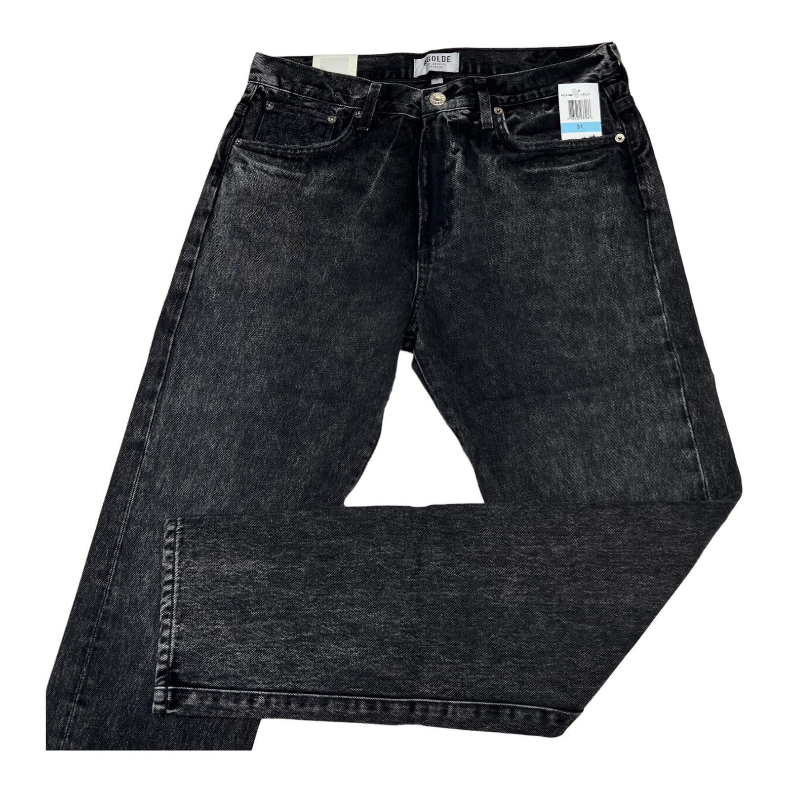 Agolde Men Jeans Tapered US 31 Slim Fit Denim Washed Cotton