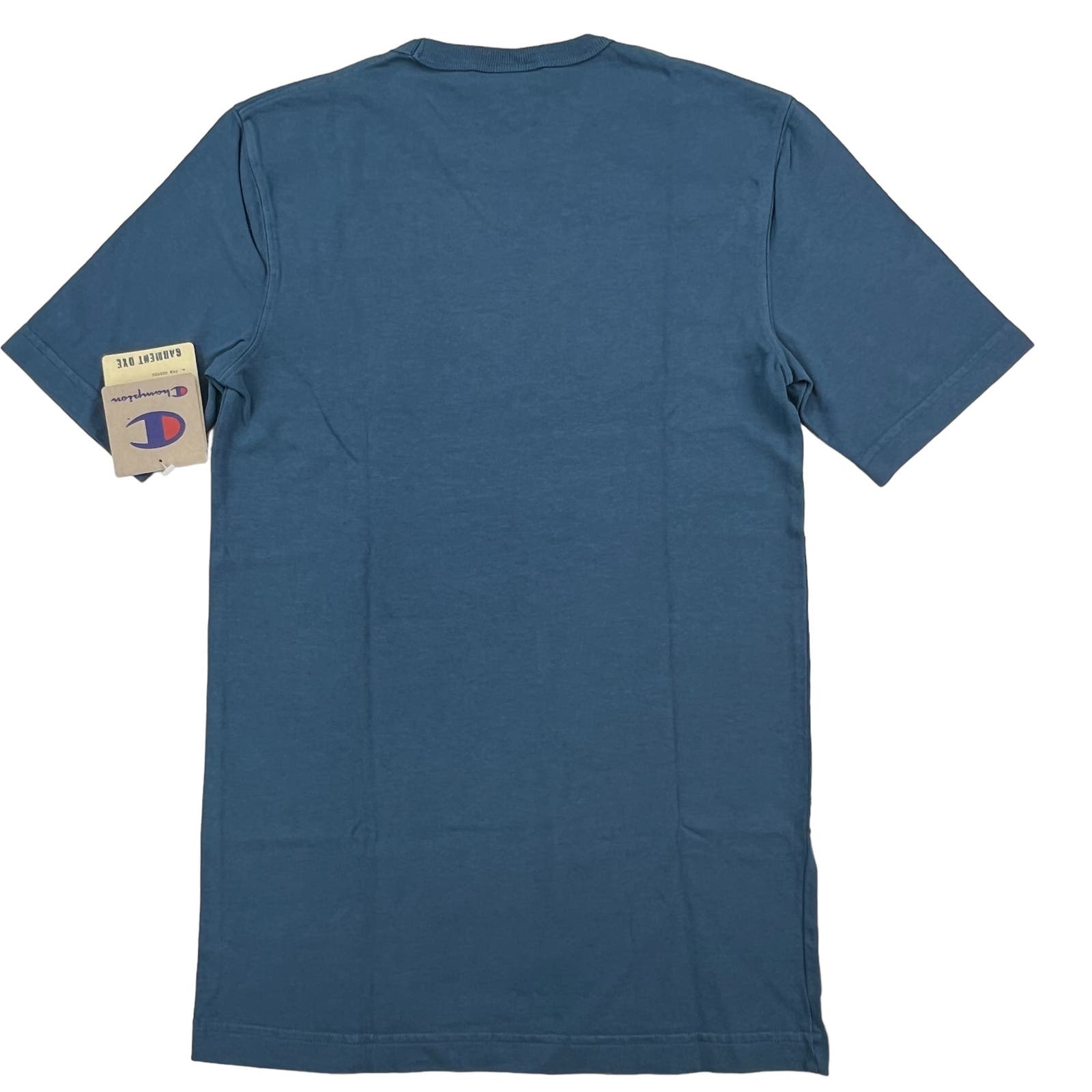 Champion Men Blue T-Shirt Crew Neck Short Sleeve US XS