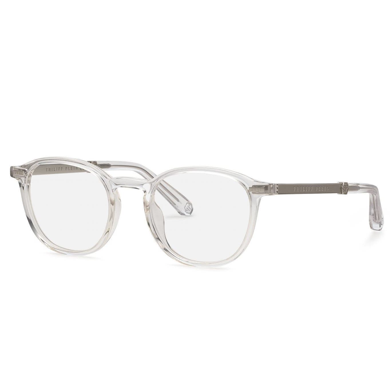 Transparent Acetate Panthos Unisex Glasses VPP057-0880 Clear Lens