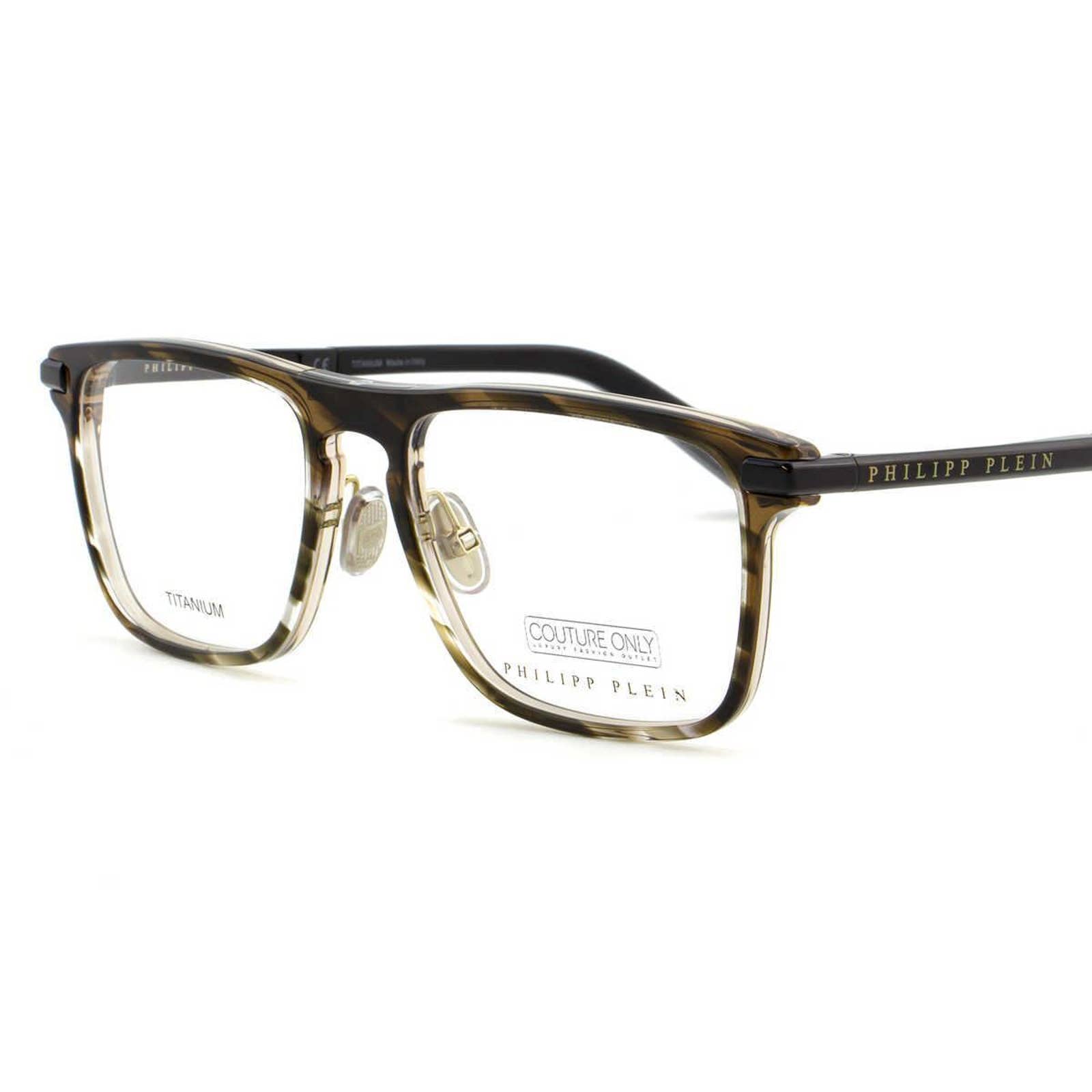 Men Optical Square Marble Gray Brown VPP019M-0XAS