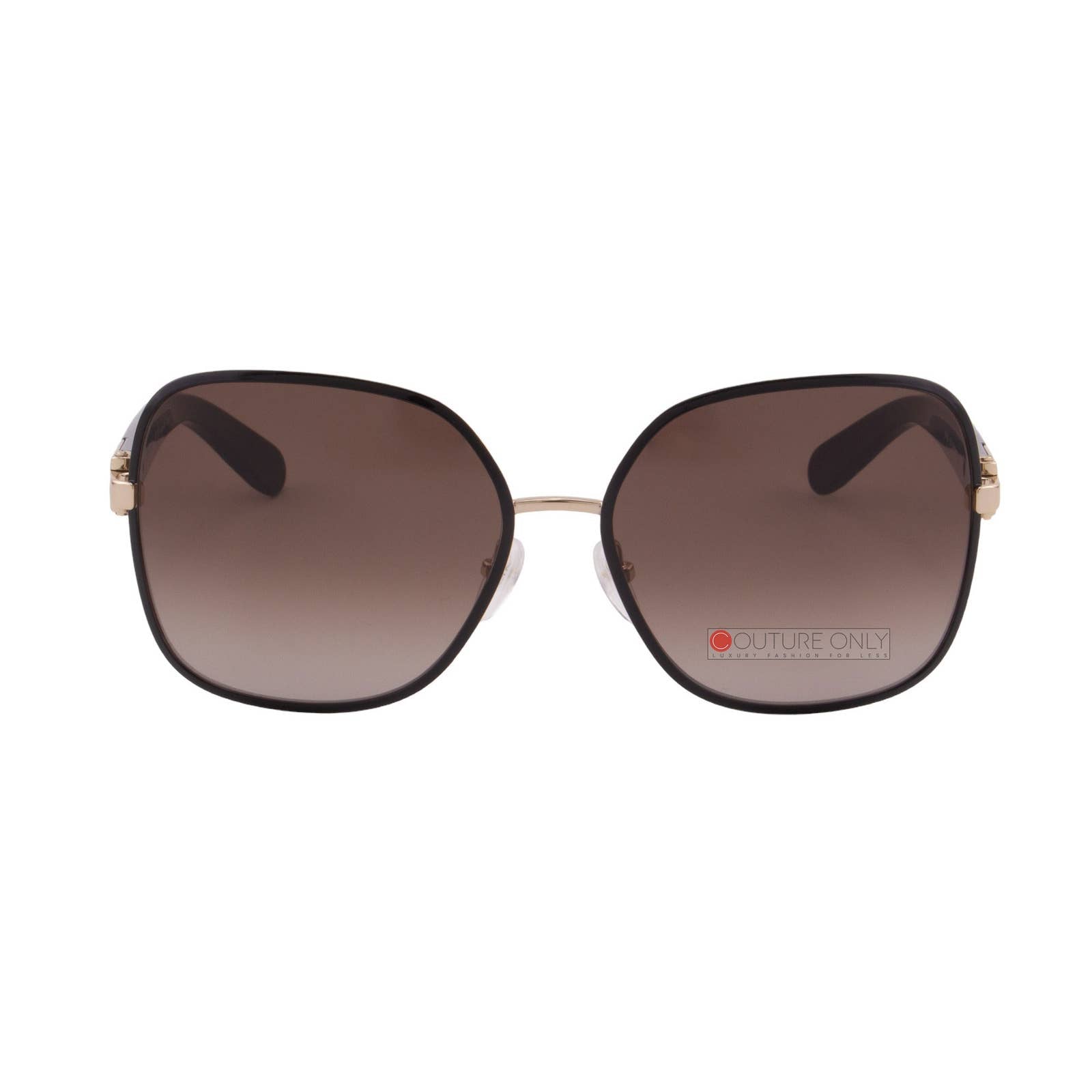 Women Oversized Rectangular Black Sunglasses SF150S-733