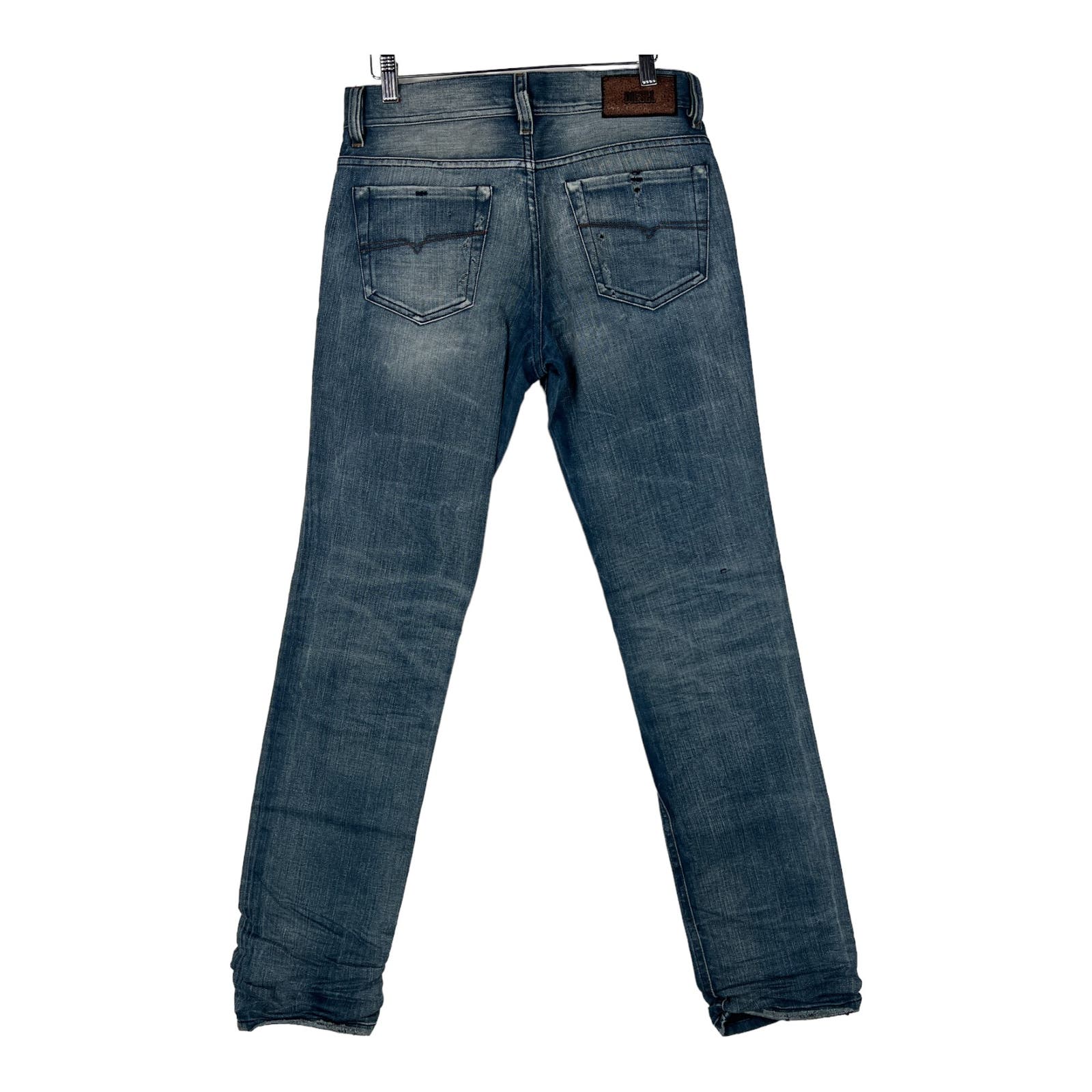 Diesel Women Denim Blue Jeans US 27 Washed Super Slim Skinny
