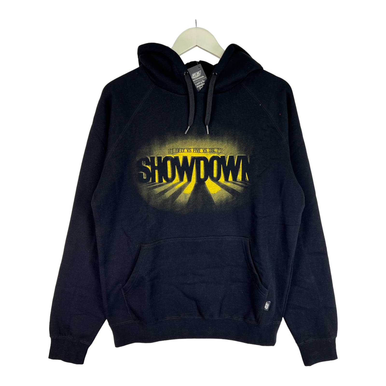 FiftyFiveDSL by Diesel Men Black Hoodie US L Sweatshirt Fowdown