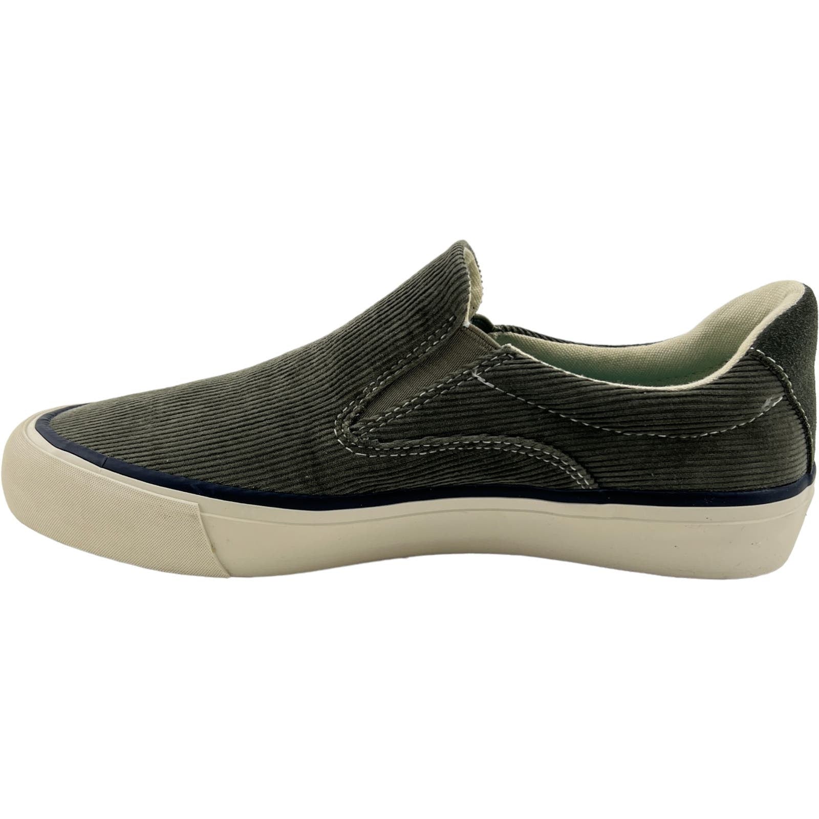 SeaVees Men 8 US Grey Hawthorne Slip On Cordies Velvet Shoes