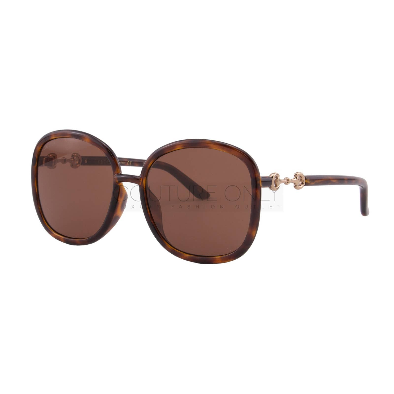 Women Oversized Havana Brown Sunglasses GG0892SA-002