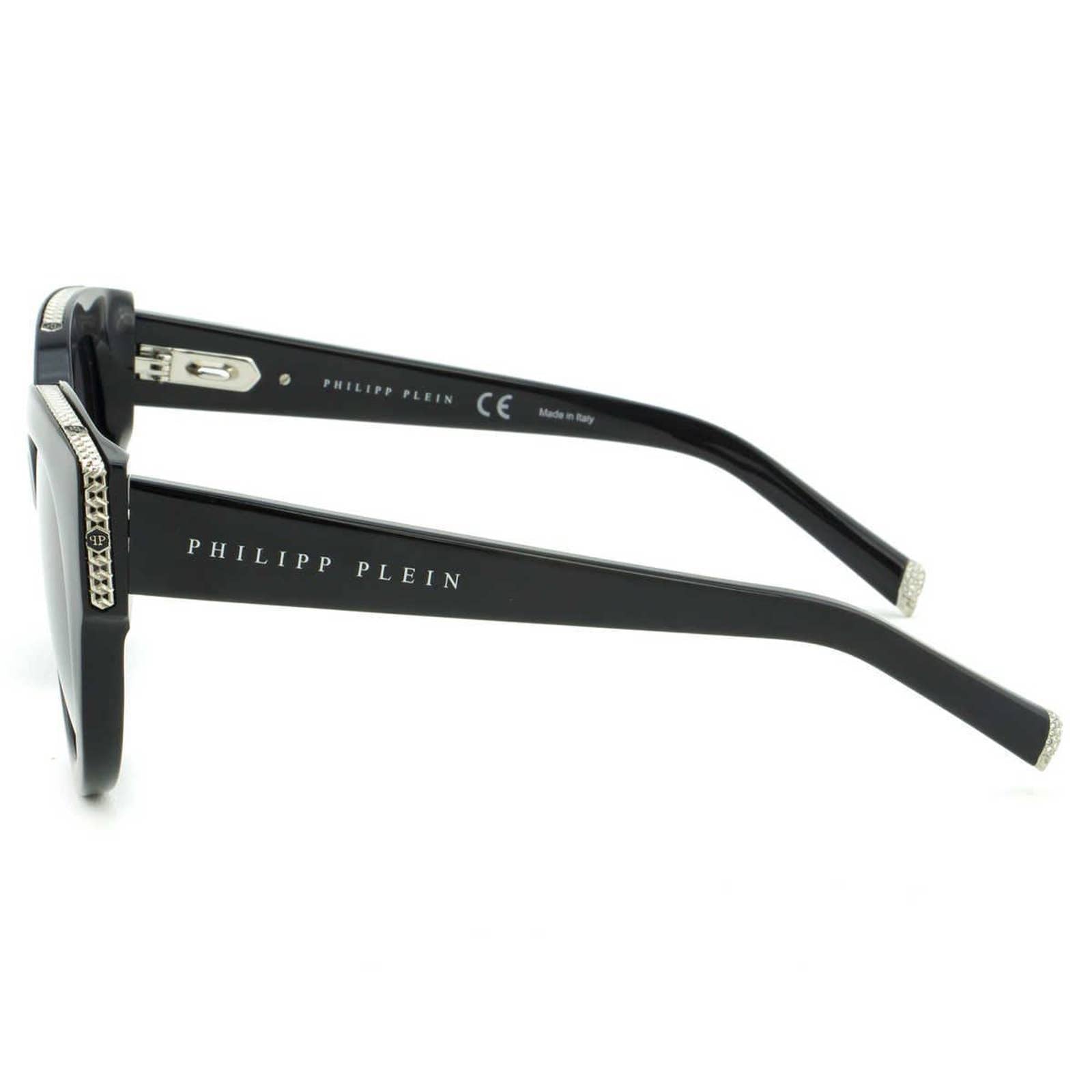 Women Black Cat Eye Oversized Sunglasses SPP026S-0700
