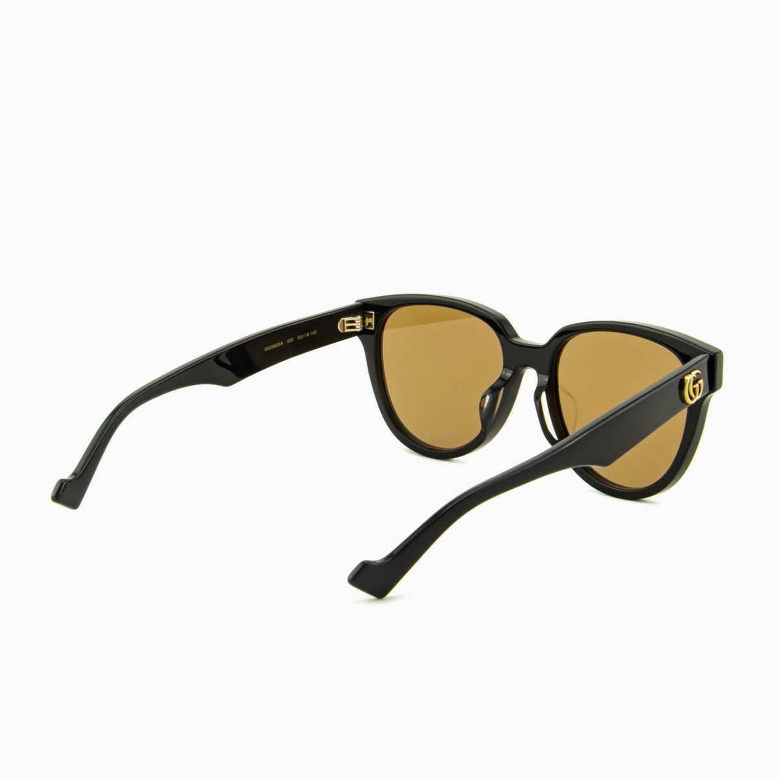 Women Black Round Pantos Sunglasses GG0960SA-003