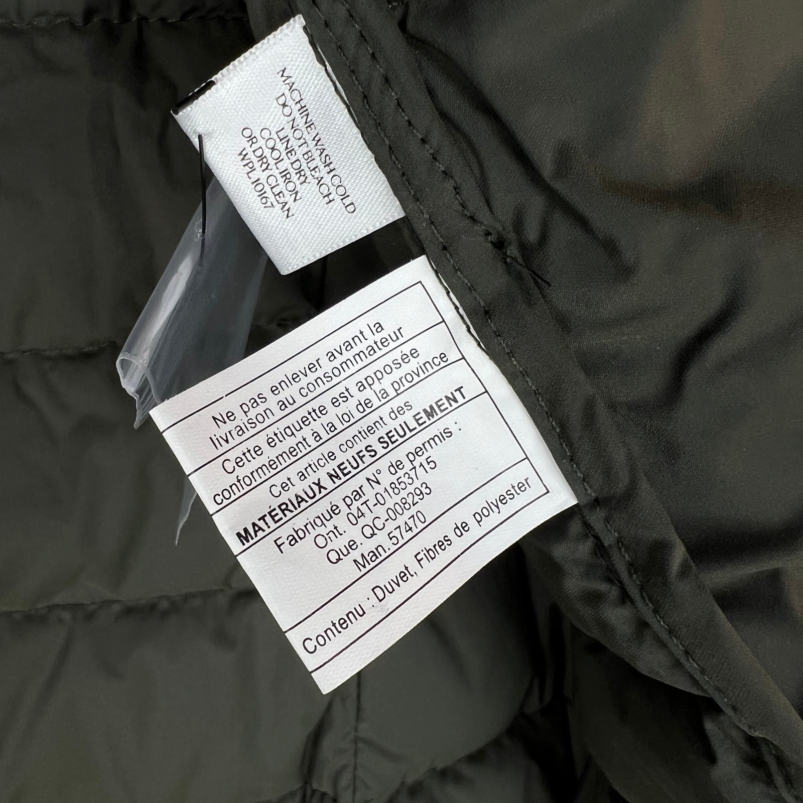 Dylan Gray Men Olive Green Down Full-Zip US L Casual Winter Puffer