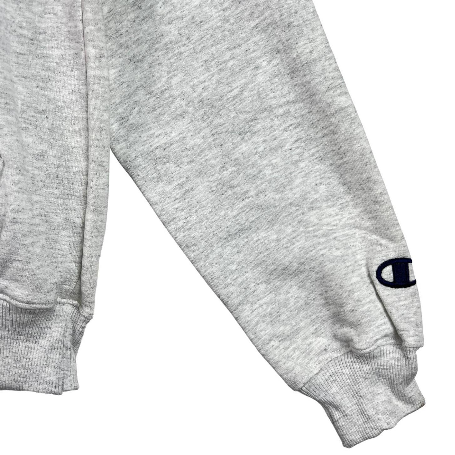 Champion Men Grey Hoodie US XXL Printed Long Sleeve Sport Casual