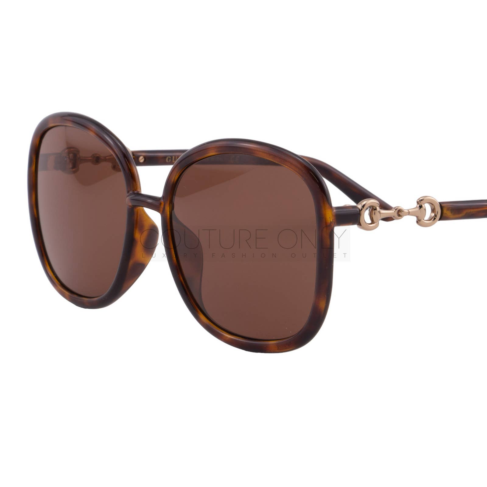 Women Oversized Havana Brown Sunglasses GG0892SA-002