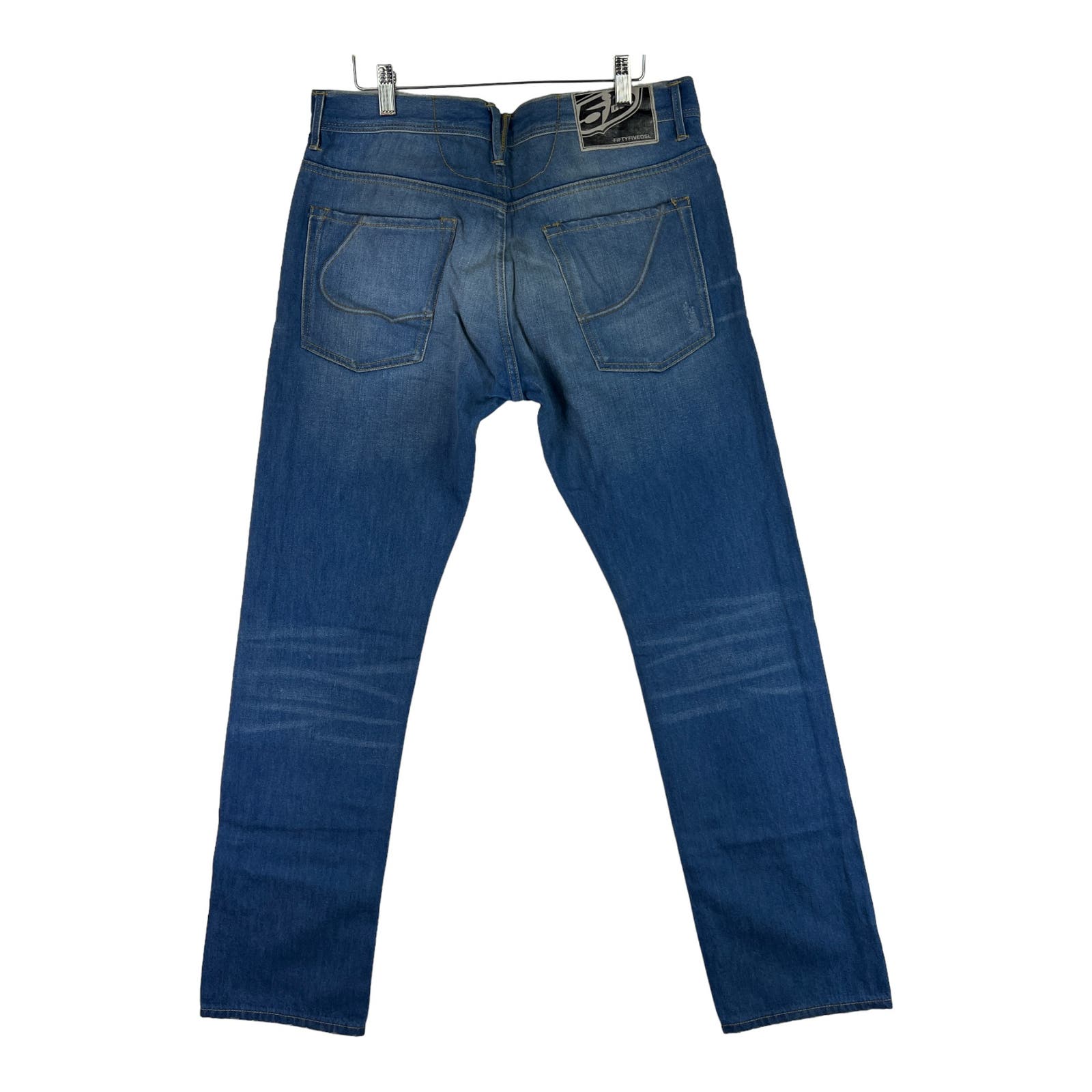 Diesel Pokus Men Denim Jeans US 29 Slim Fit Sticker Cotton
