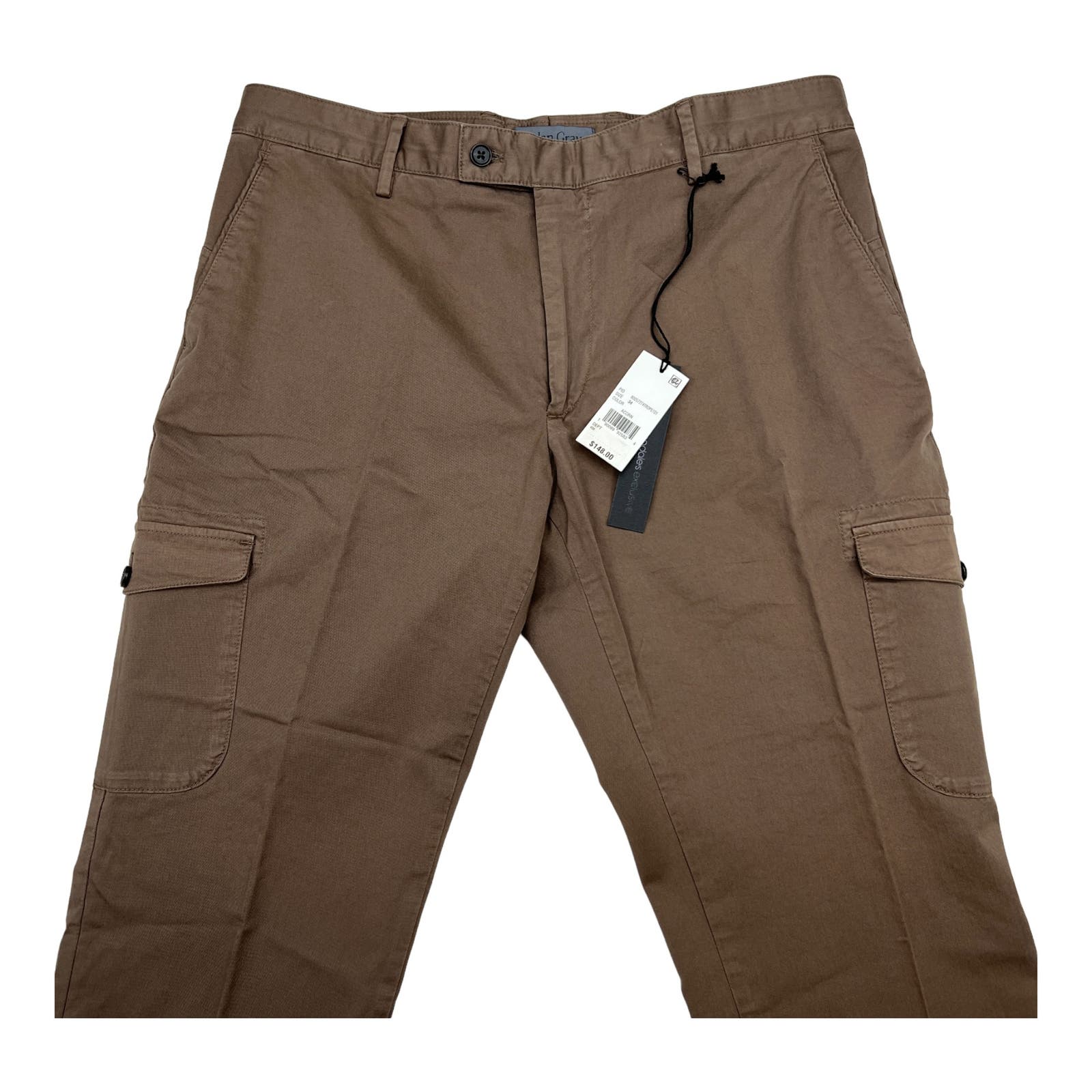 Dylan Gray Bloomingdales Men Brown Pants US 34 Regular Fit Cargo