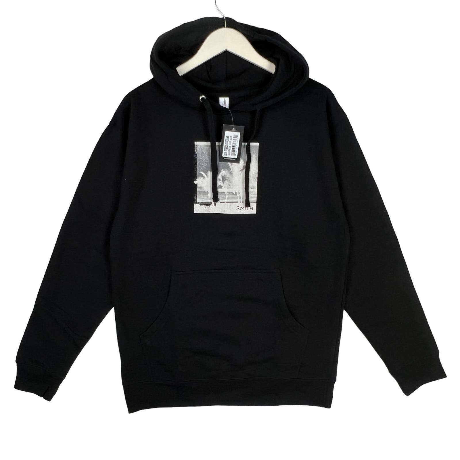 Smith Men Black Breaker US M Hoodie Cotton Long Sleeve