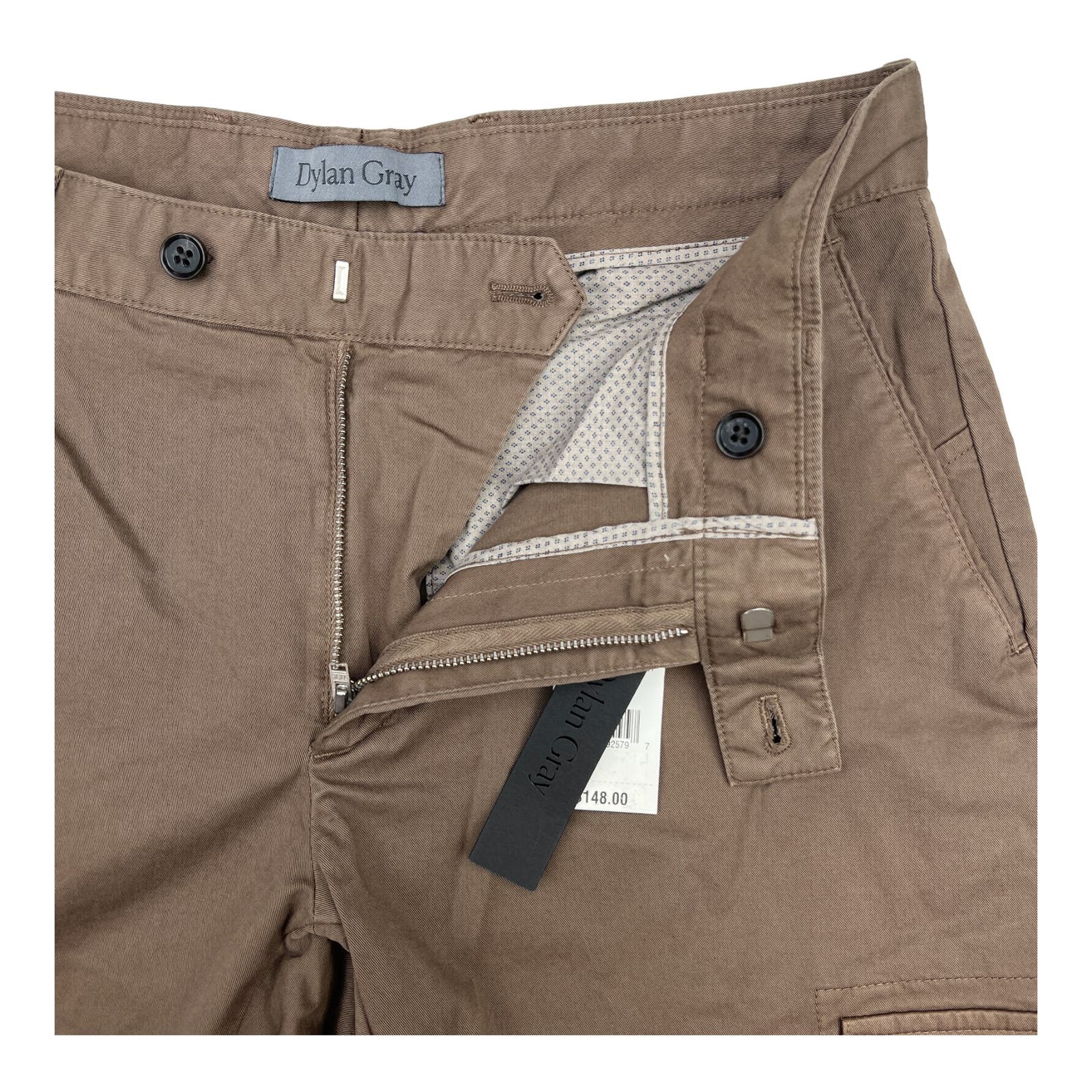 Dylan Gray Bloomingdales Men Brown Pants US 30 Regular Fit Cargo