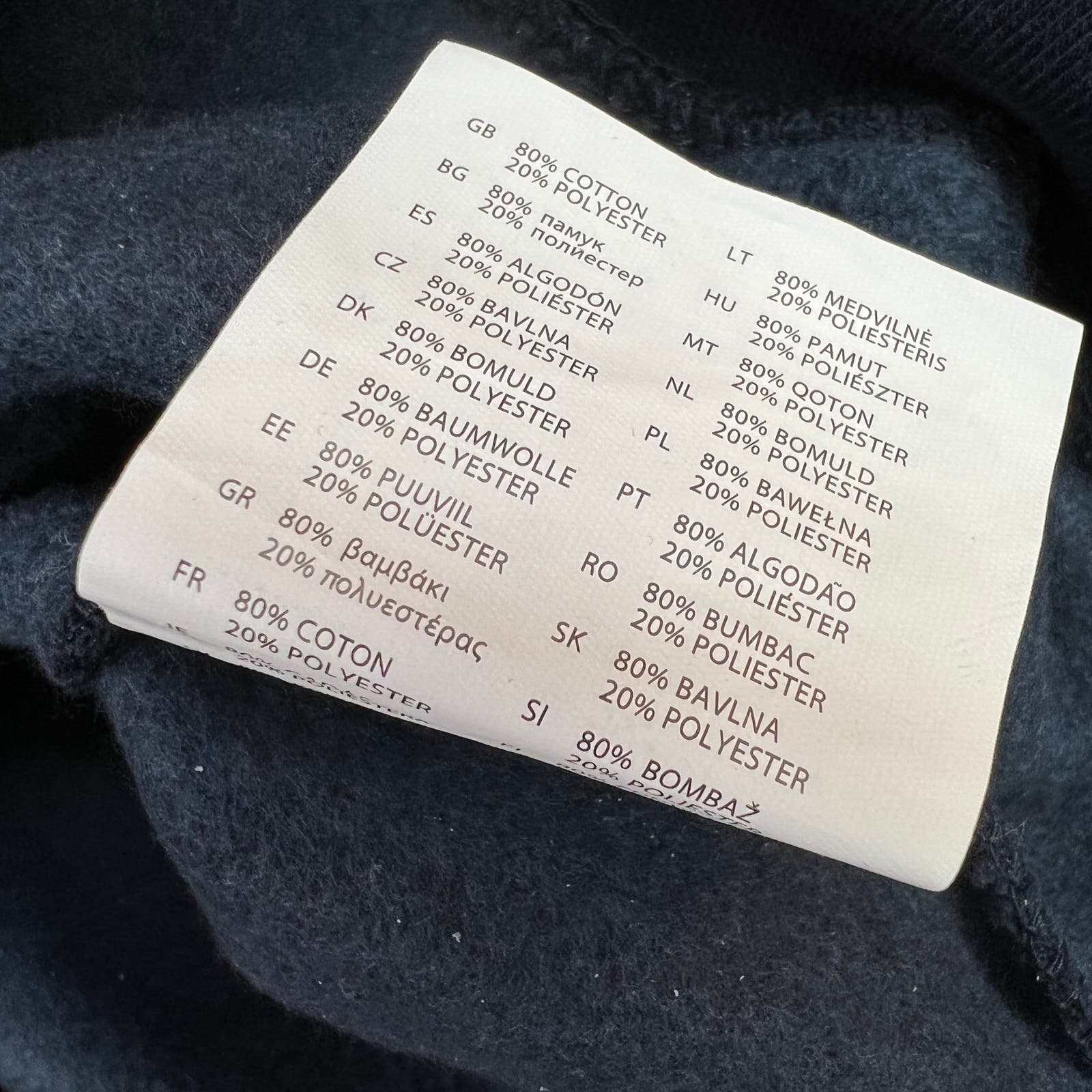 Mki Miyuki Zoku Men Sweatshirt US S Navy Sporty Casual Hoody