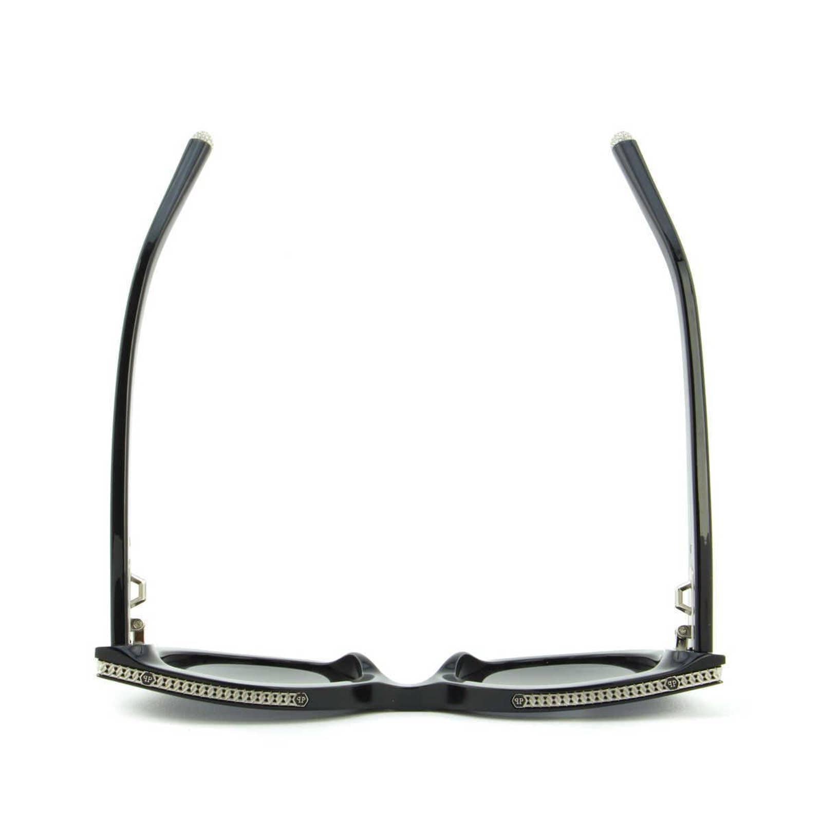 Women Black Cat Eye Oversized Sunglasses SPP026S-0700