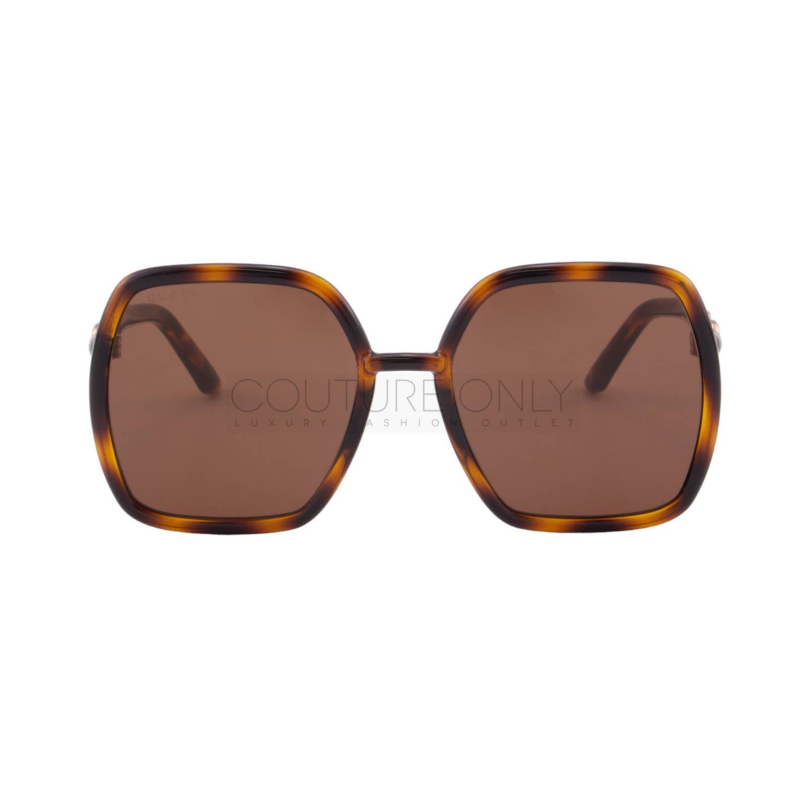 Women Oversized Havana Brown Sunglasses GG0890S-002