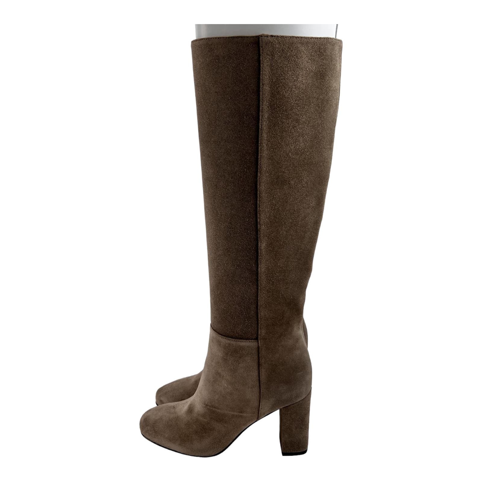Via Spiga Women US 4.5 Brown Taure Suede Knee-High Booties