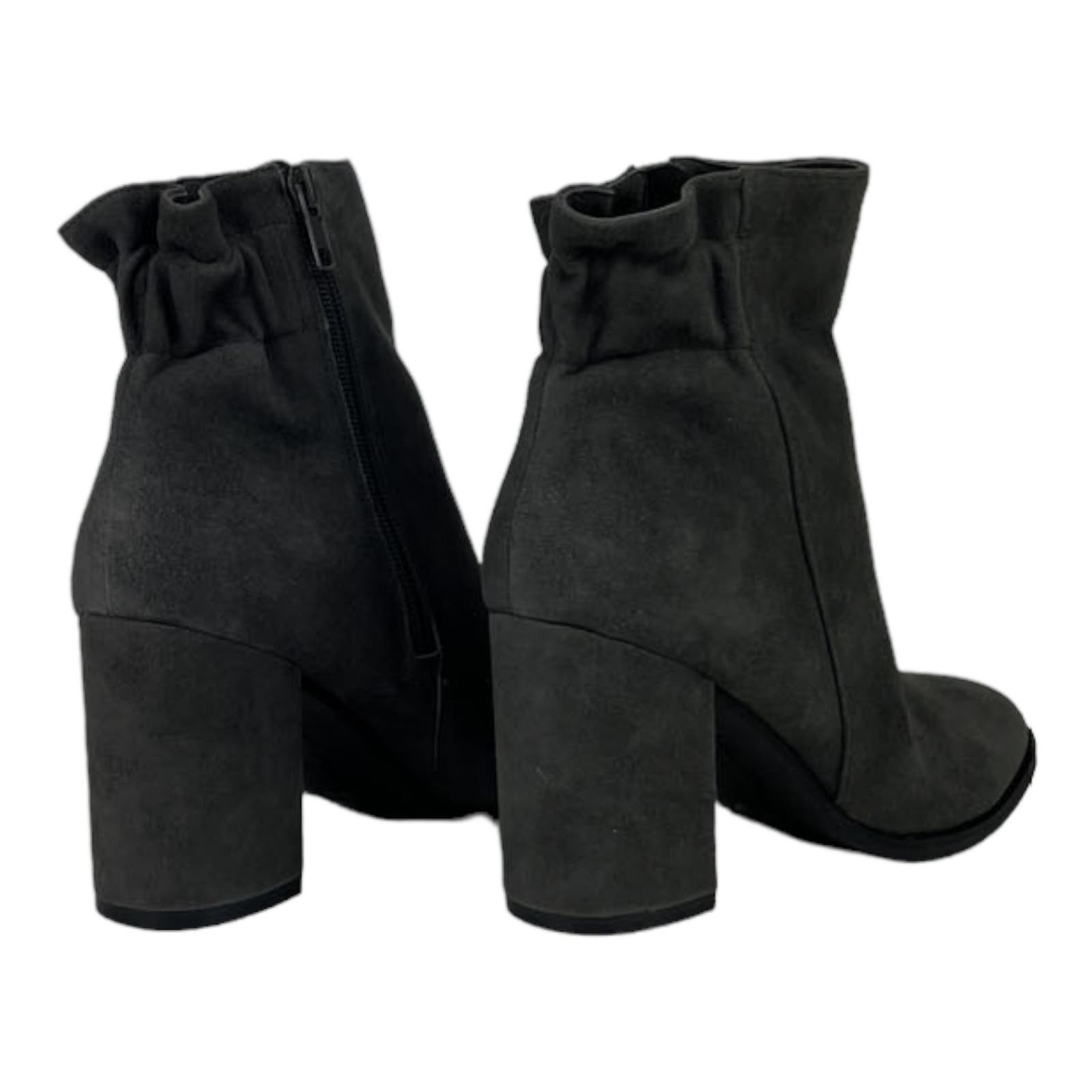 Arturo Chiang Women US 7 At-Rakel Grey Suede Round Toe Ankle Boot