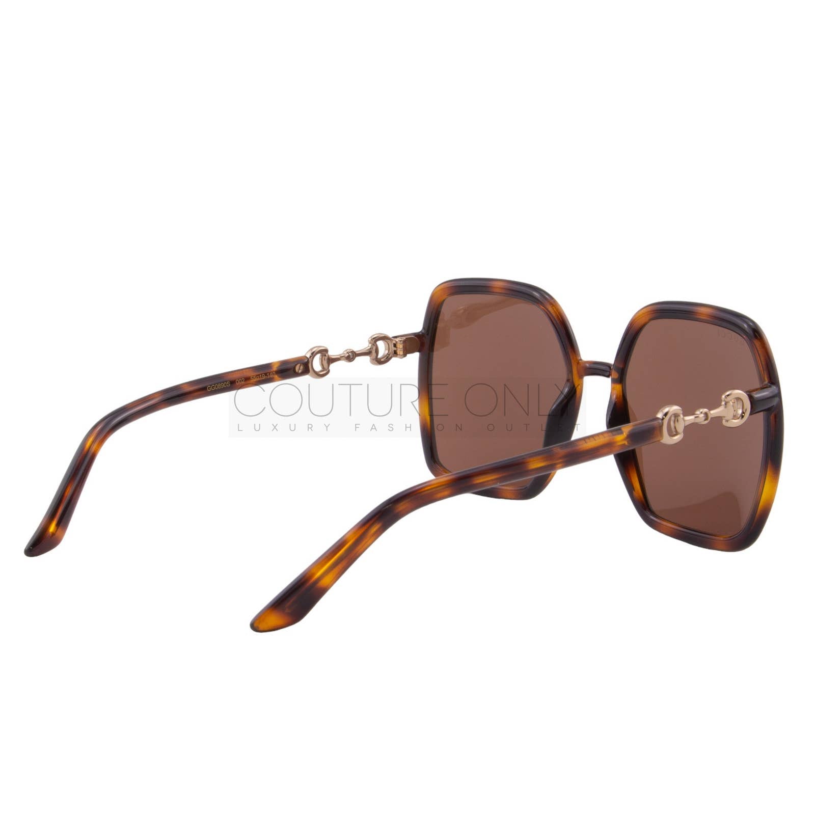 Women Oversized Havana Brown Sunglasses GG0890S-002