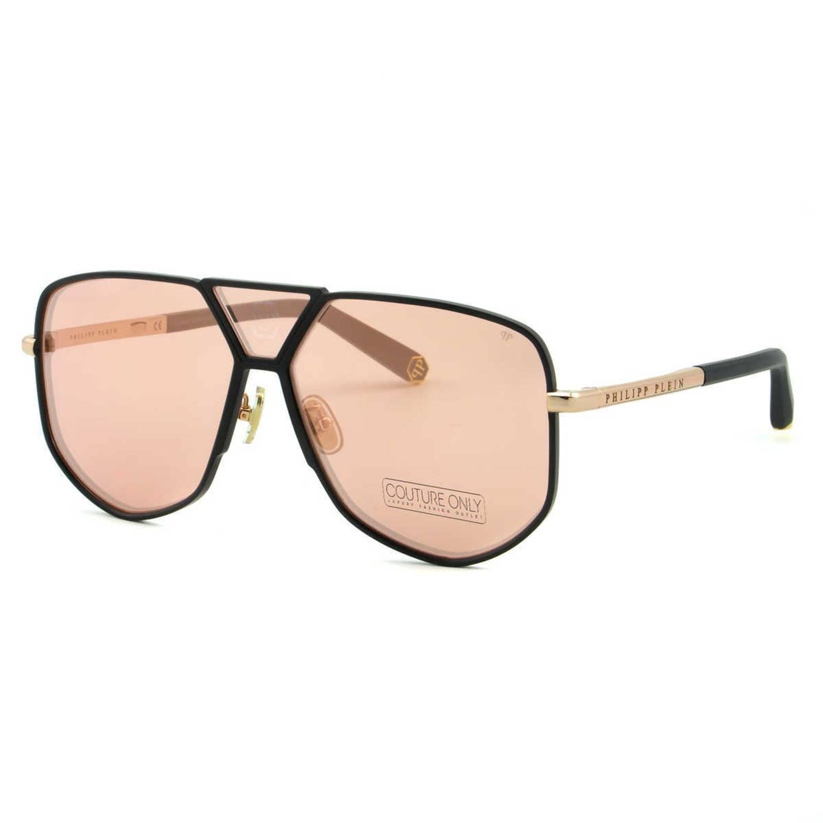 Men Aviator Black Titanium Sunglasses