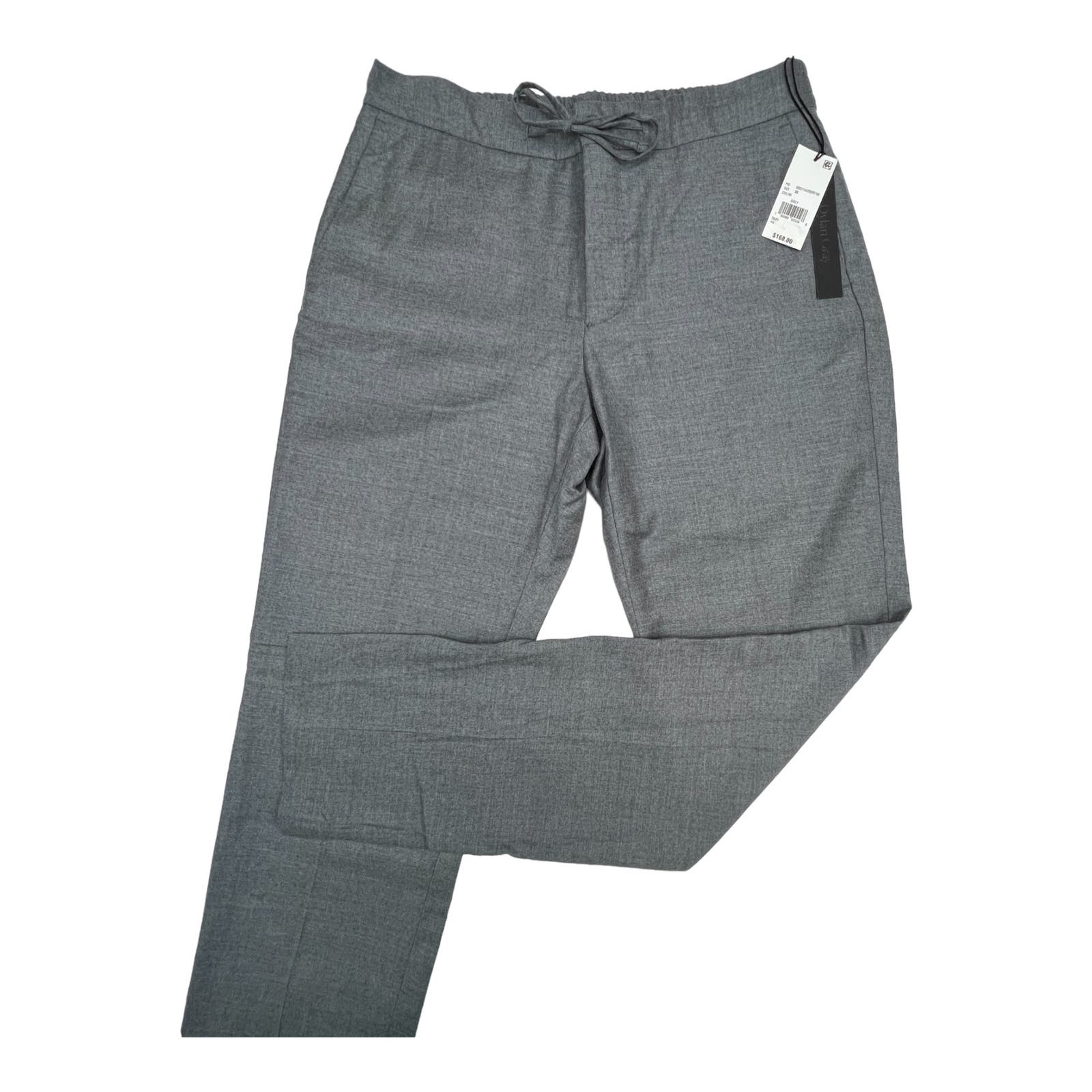 Dylan Gray Men Grey Wool Pants US 33 Slim Fit