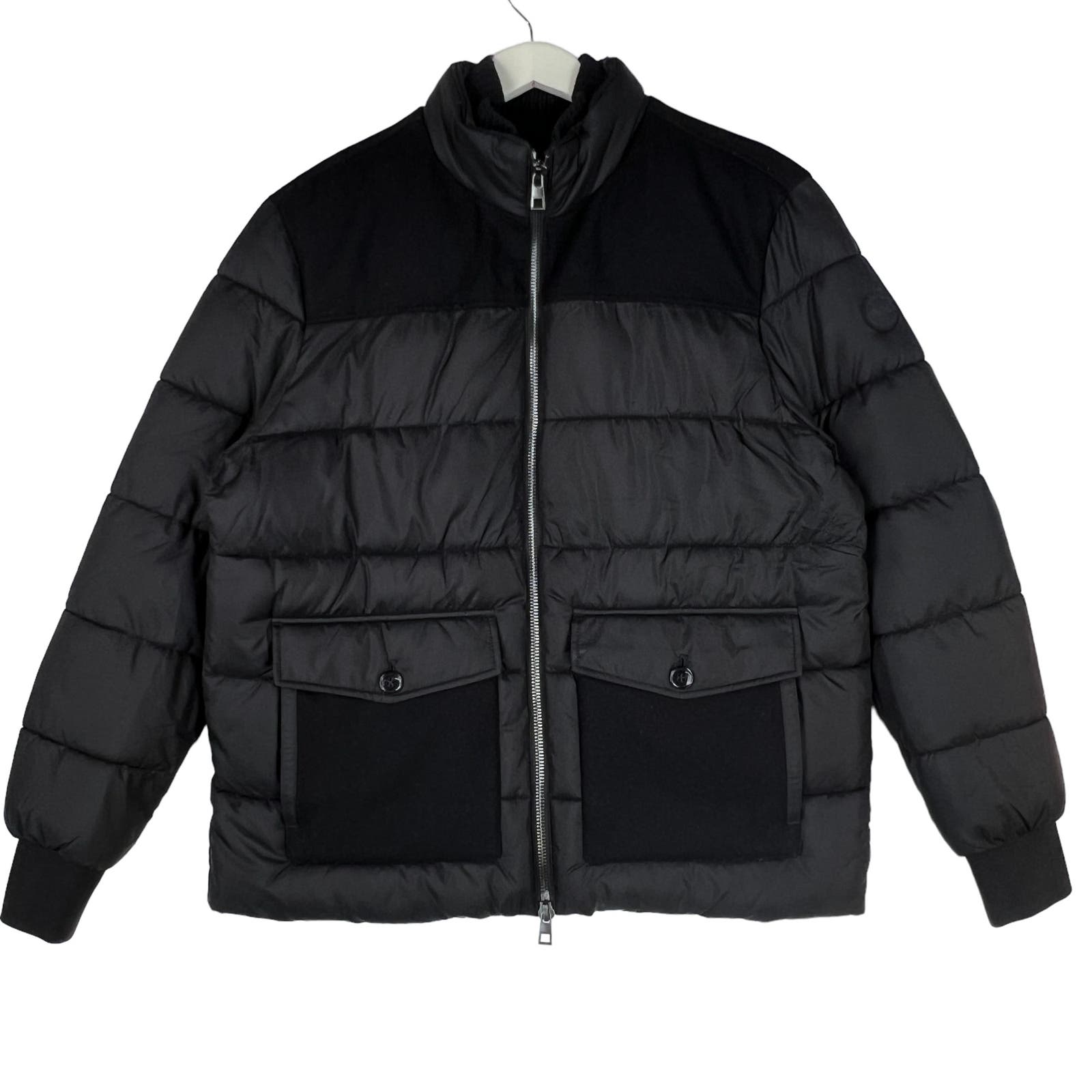Michael Kors Men Black Heavy Puffer US XL Winter Quilted Jacket