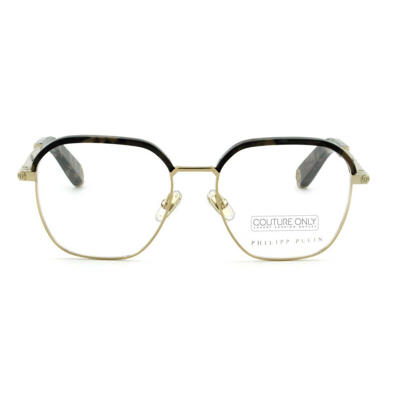 Men Optical Glasses Havana Brown Gold Square VPP017M-0302
