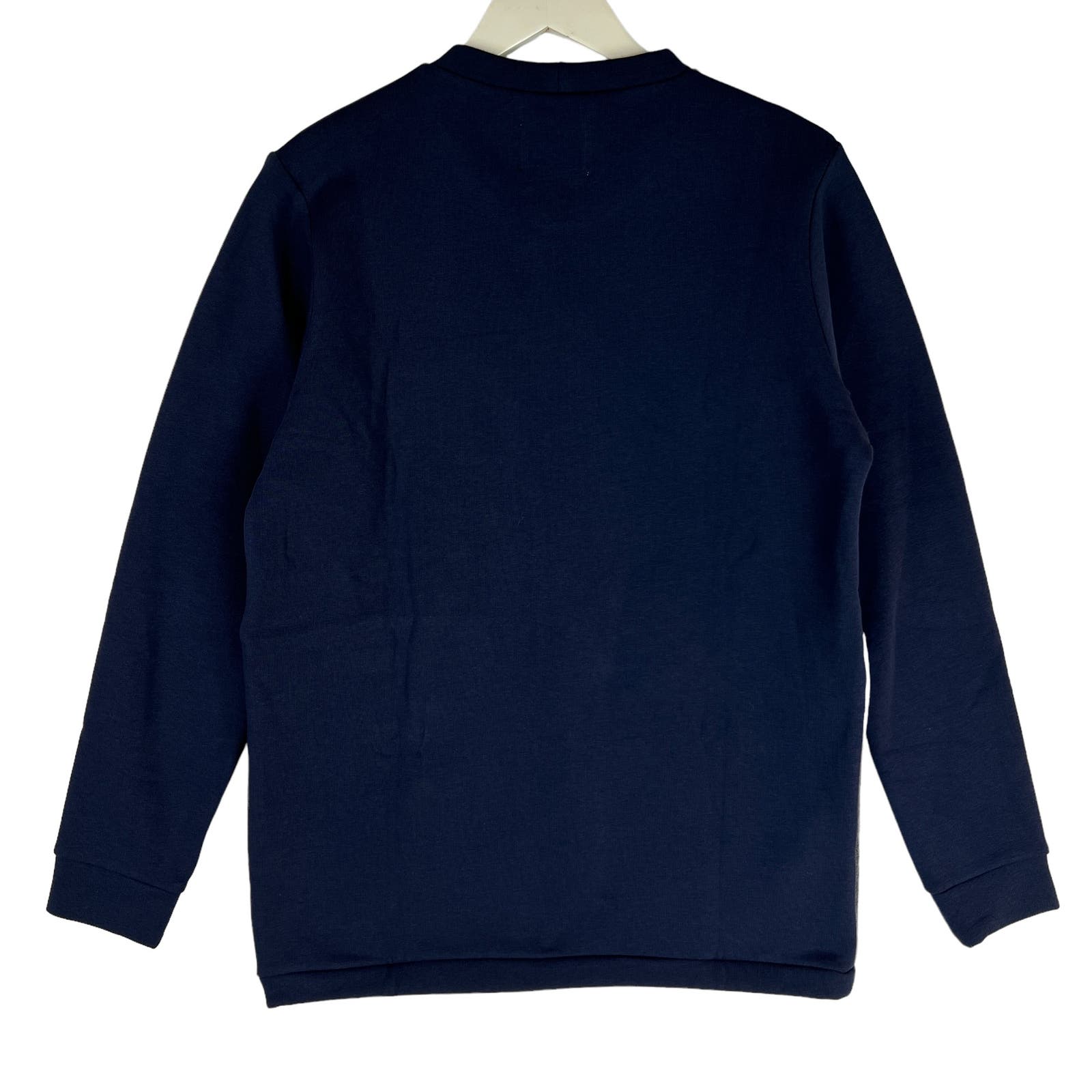 Corelate Men Small Navy Blue Sweatshirt US S Long Cotton Sleeve