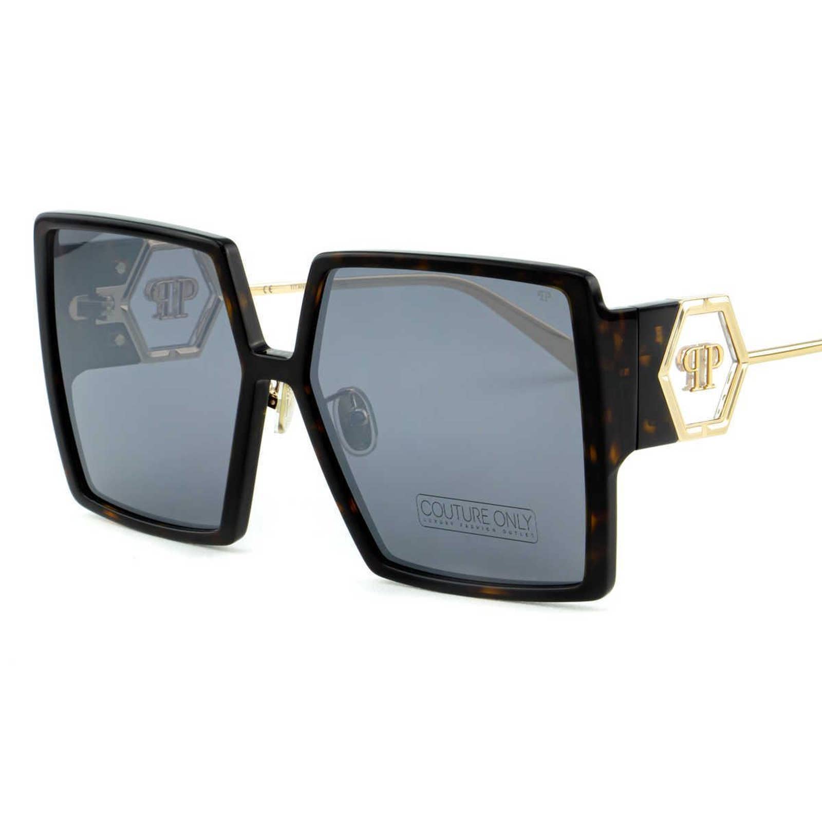 Women Havana Brown Oversized Sunglasses SPP028M-722X