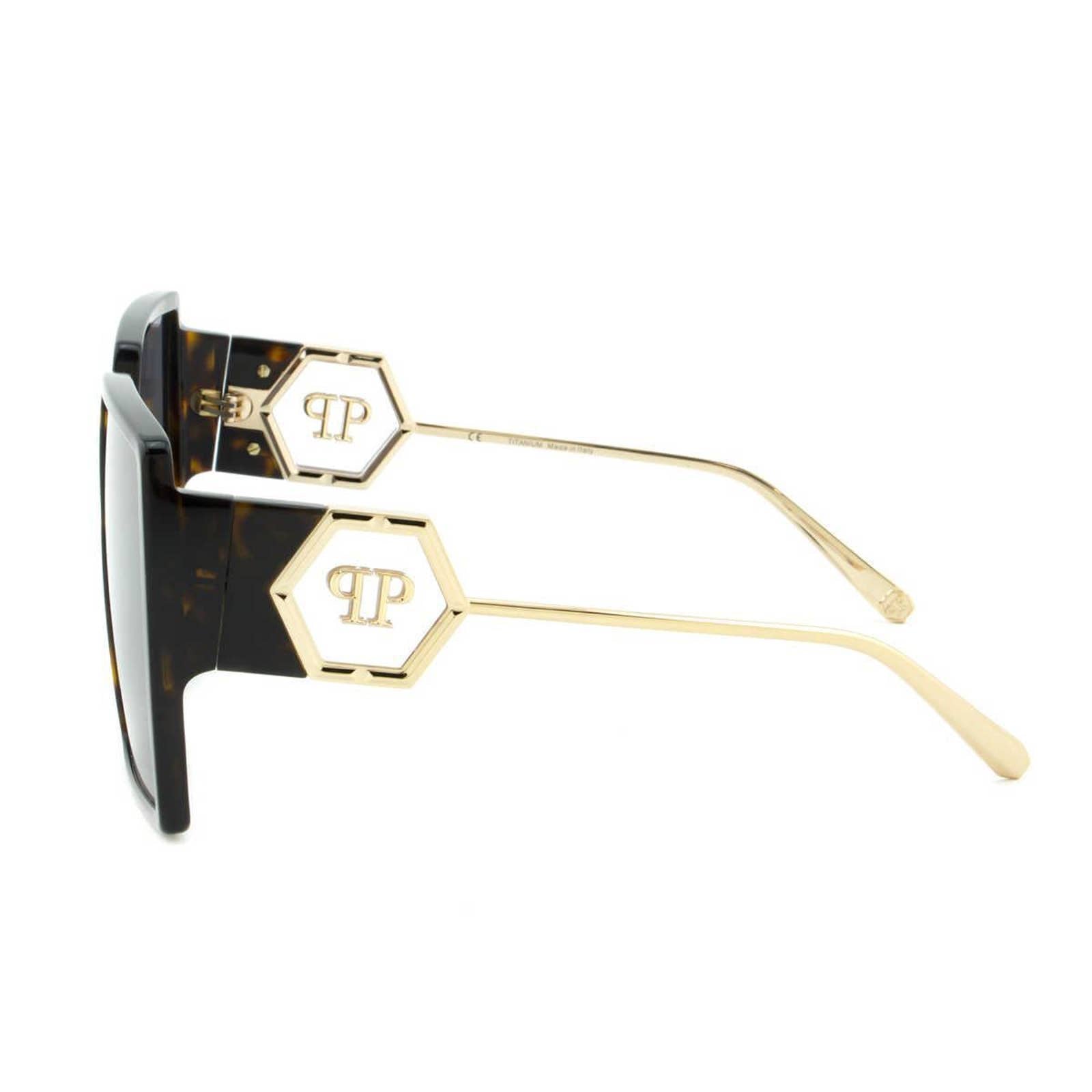 Women Havana Brown Oversized Sunglasses SPP028M-722X